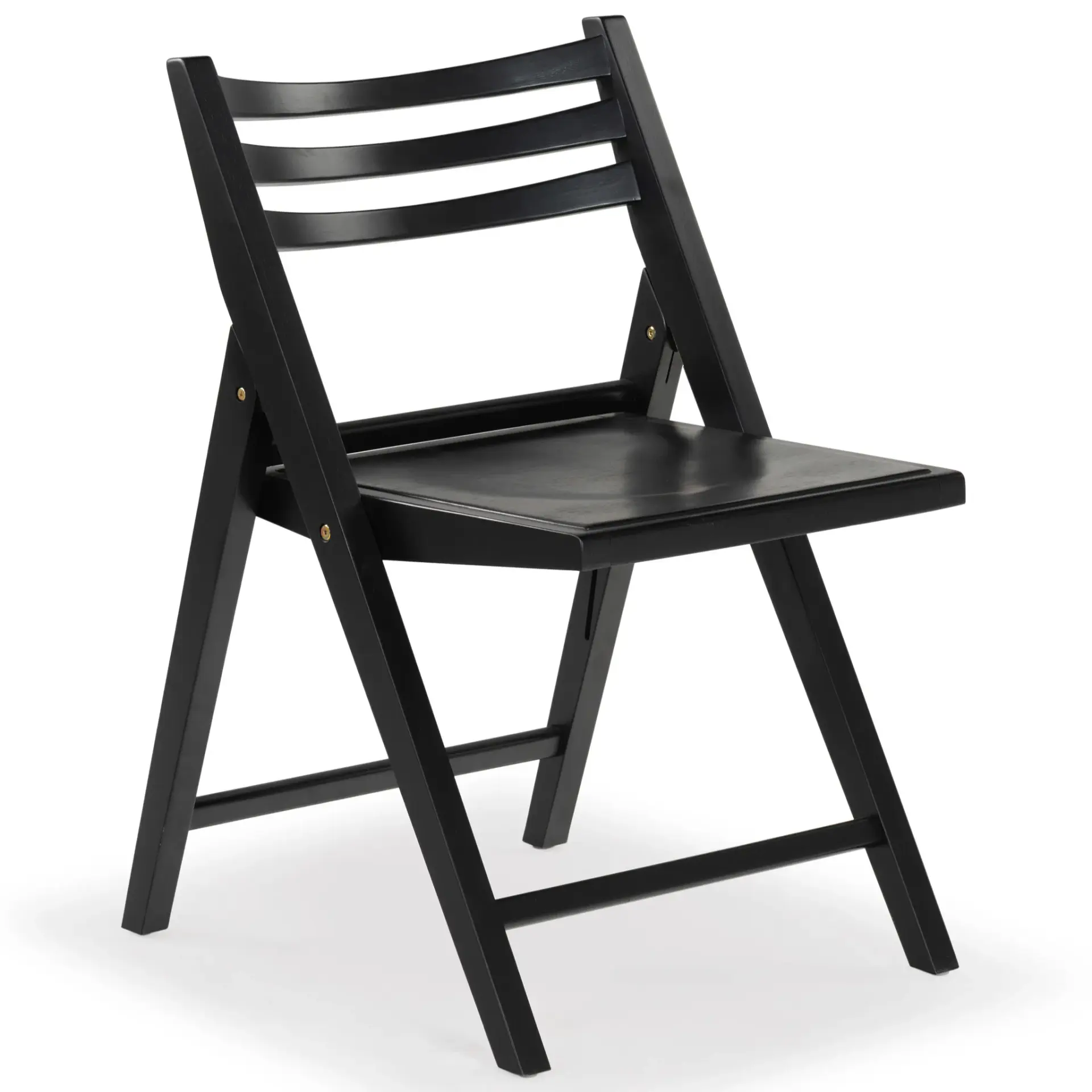 Jacie Wood Seat Folding Chair (Set of 2)