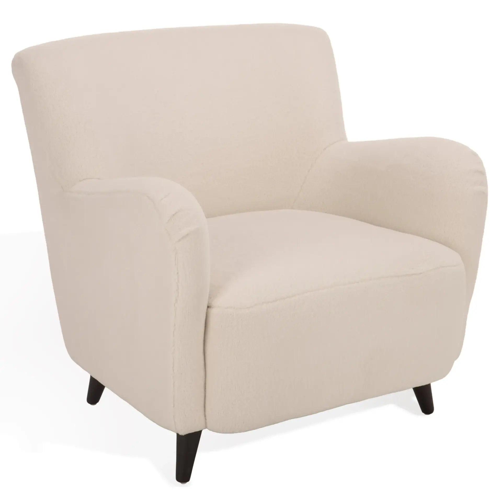 Rayanne Teddy Large Modern Wingback Chair