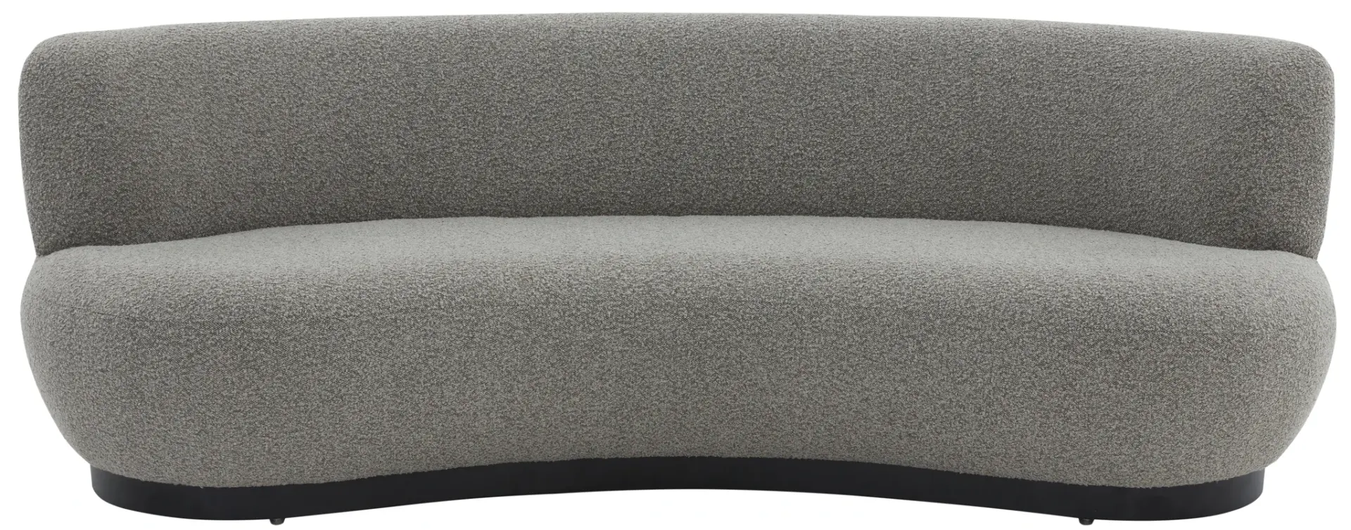 Stevie Boucle Curved Back Sofa