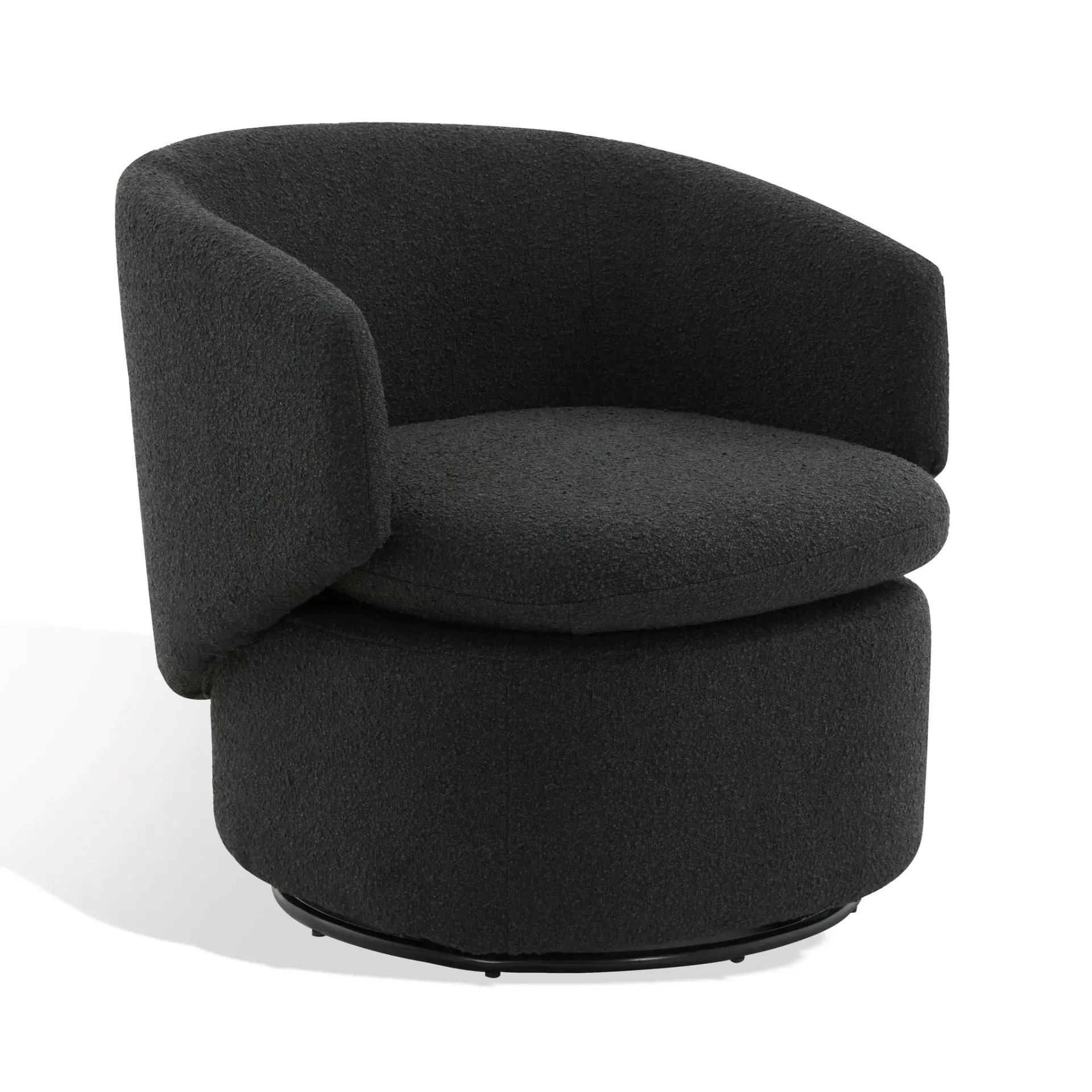 Phyllis Boucle Swivel Chair