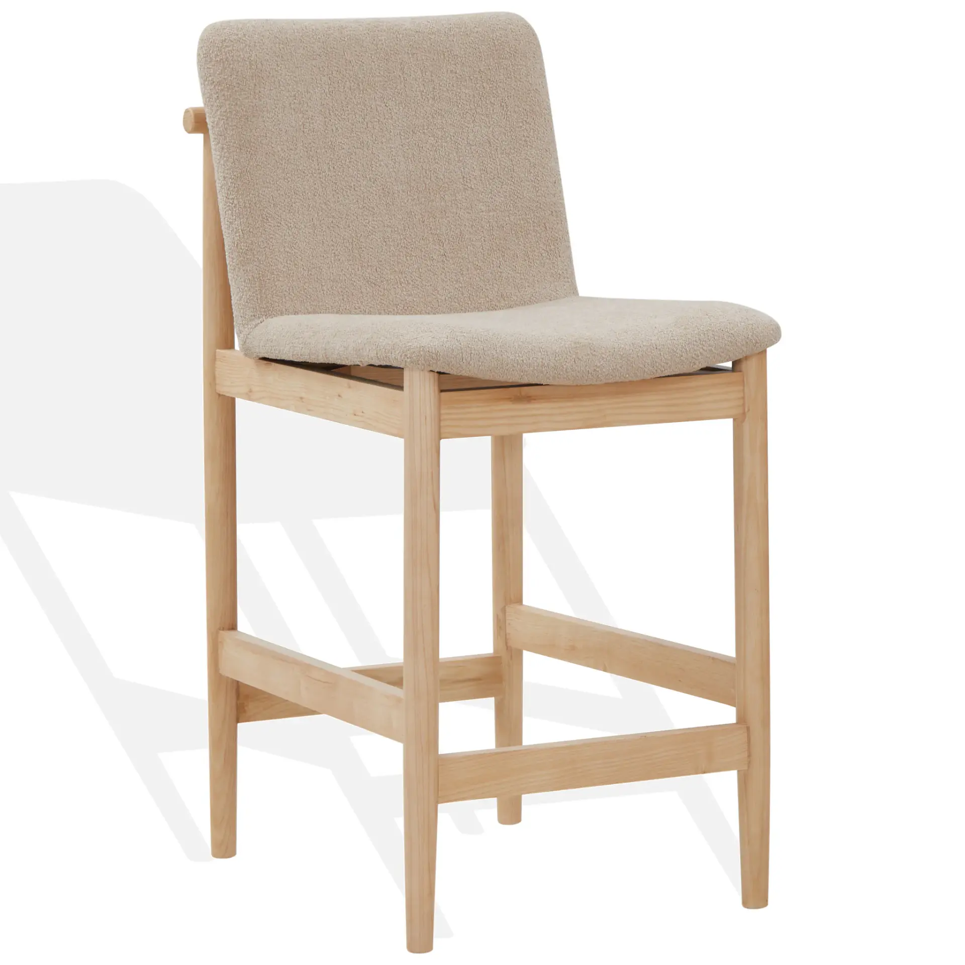 Abriella Boucle Counter Stool