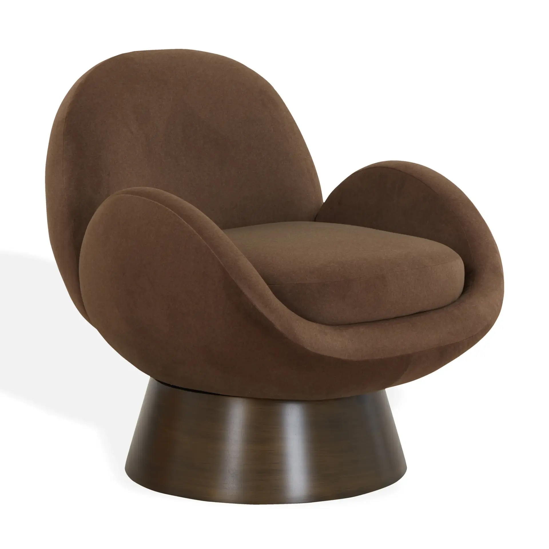 Paolini Metal Base Accent Chair