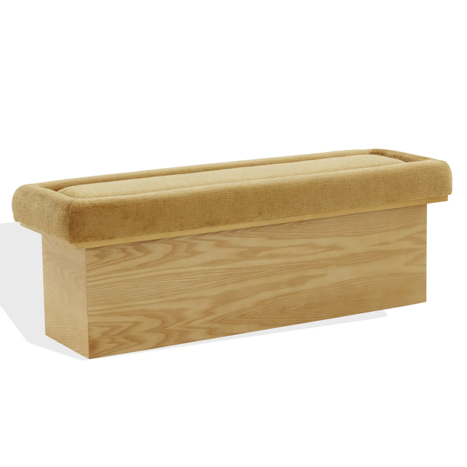 Trudy Chenille And Wood Bench