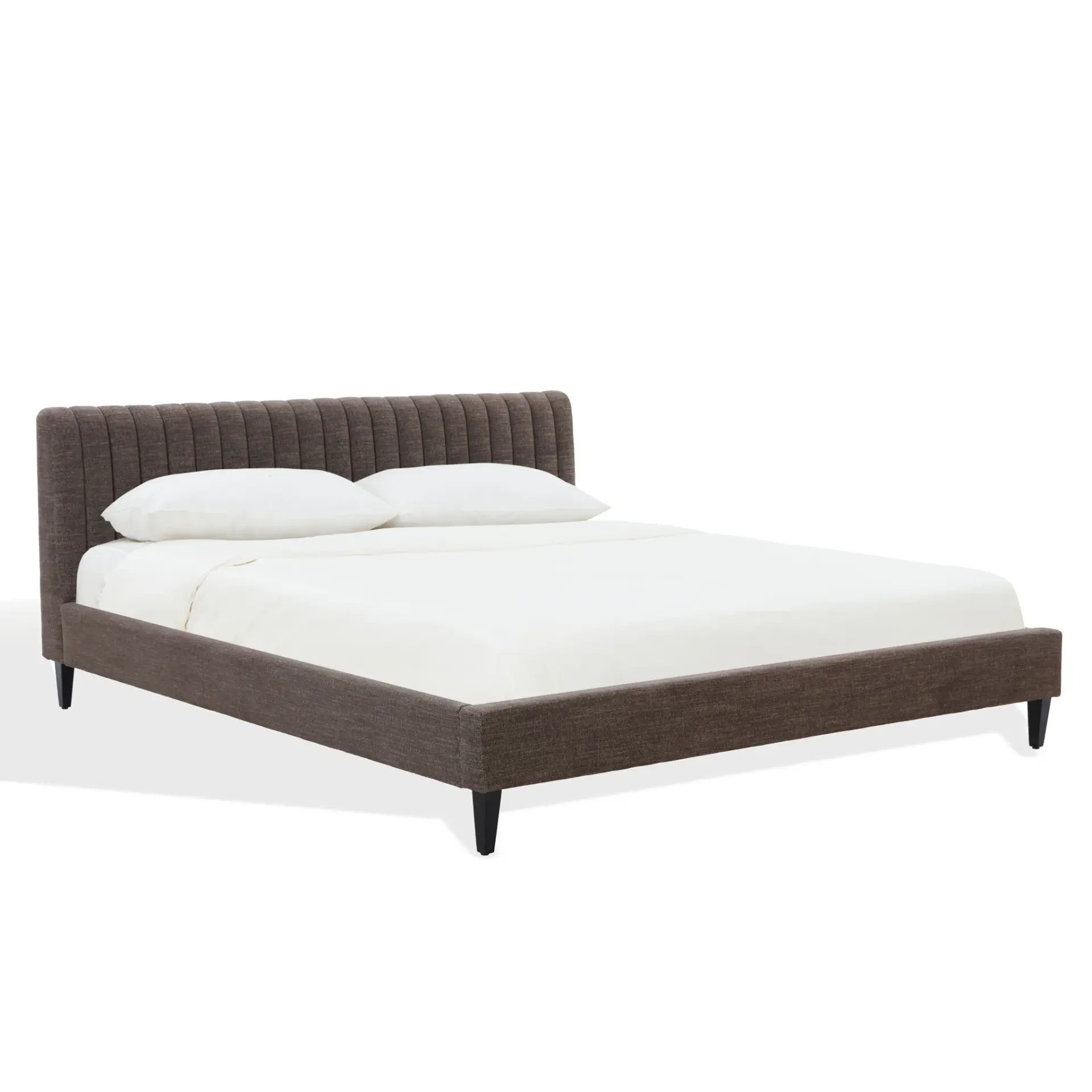 Kerribecca Chenille Channel Tufted King Bed