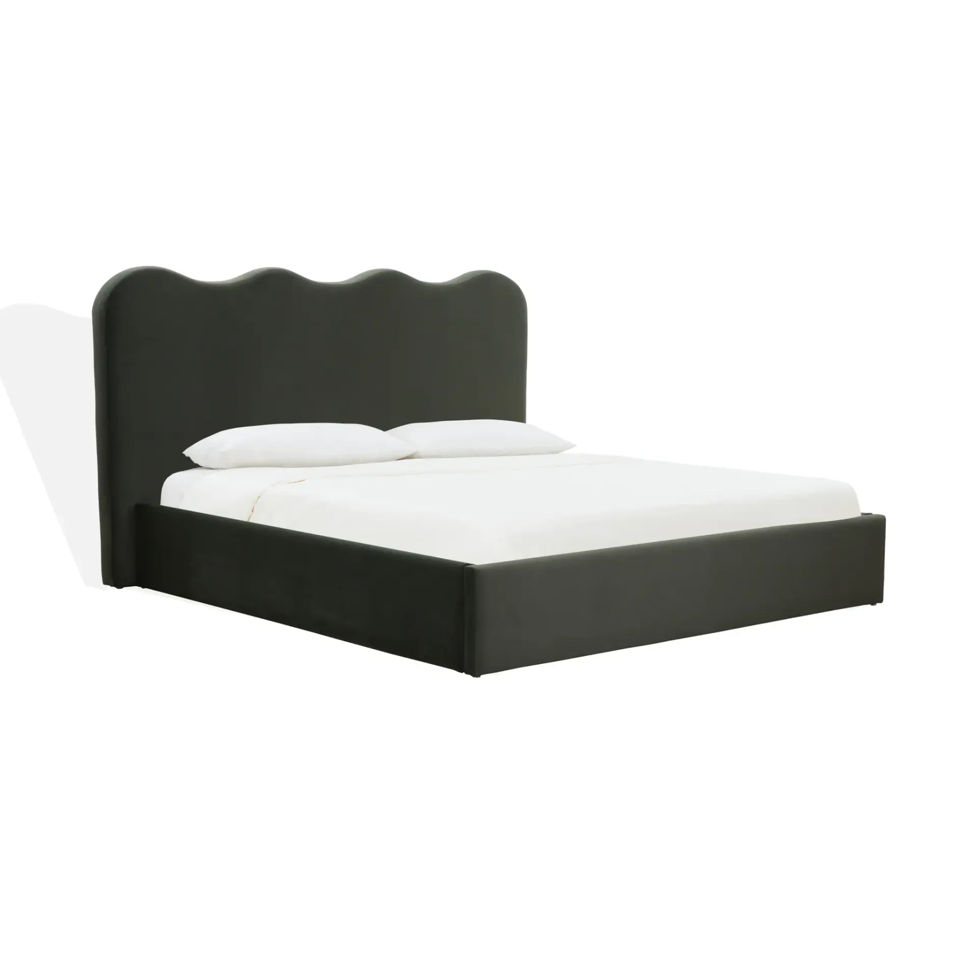 Bellabrynne Scalloped Headboard King Bed