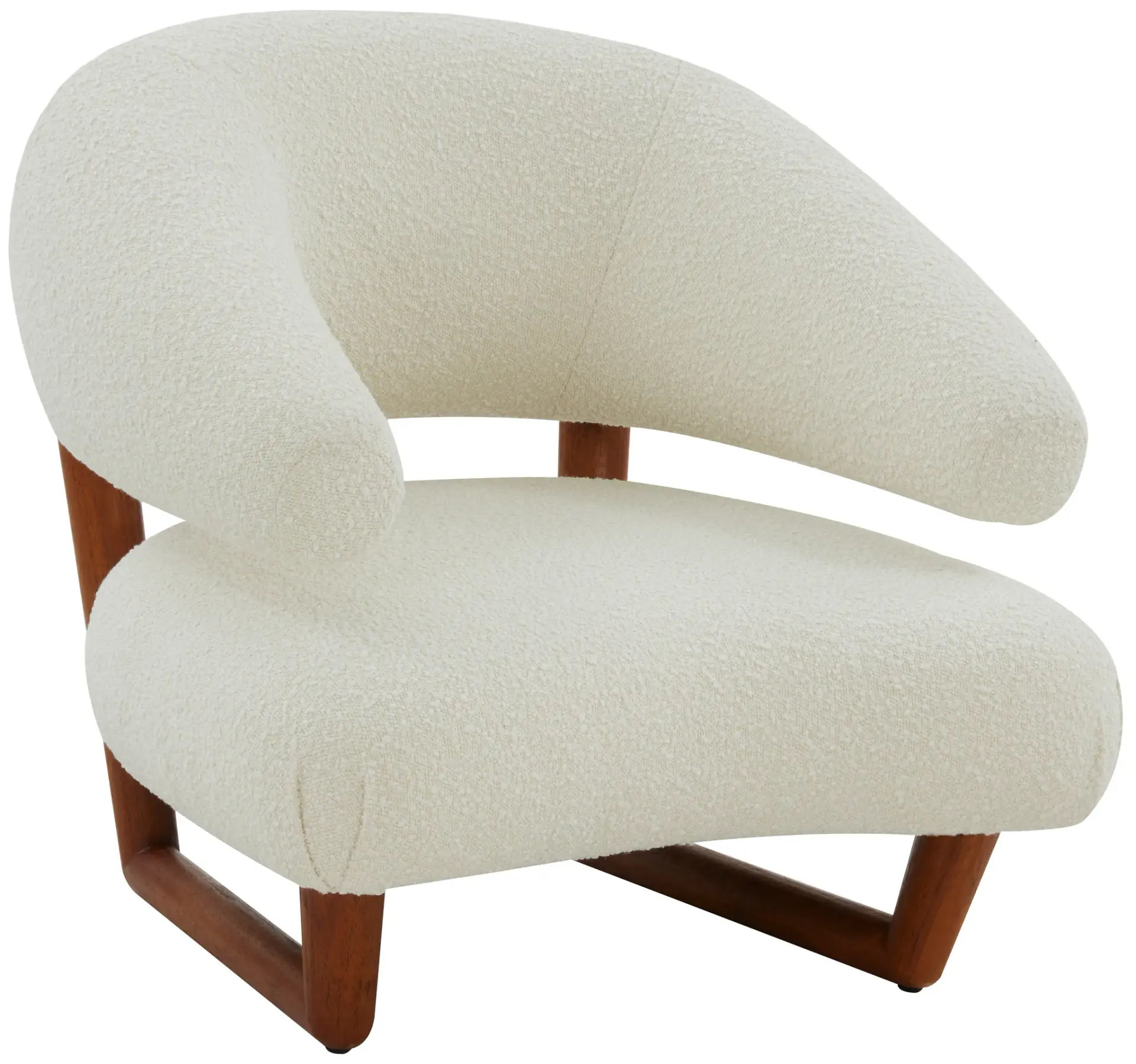 Jasmina Wooden Leg Accent Chair