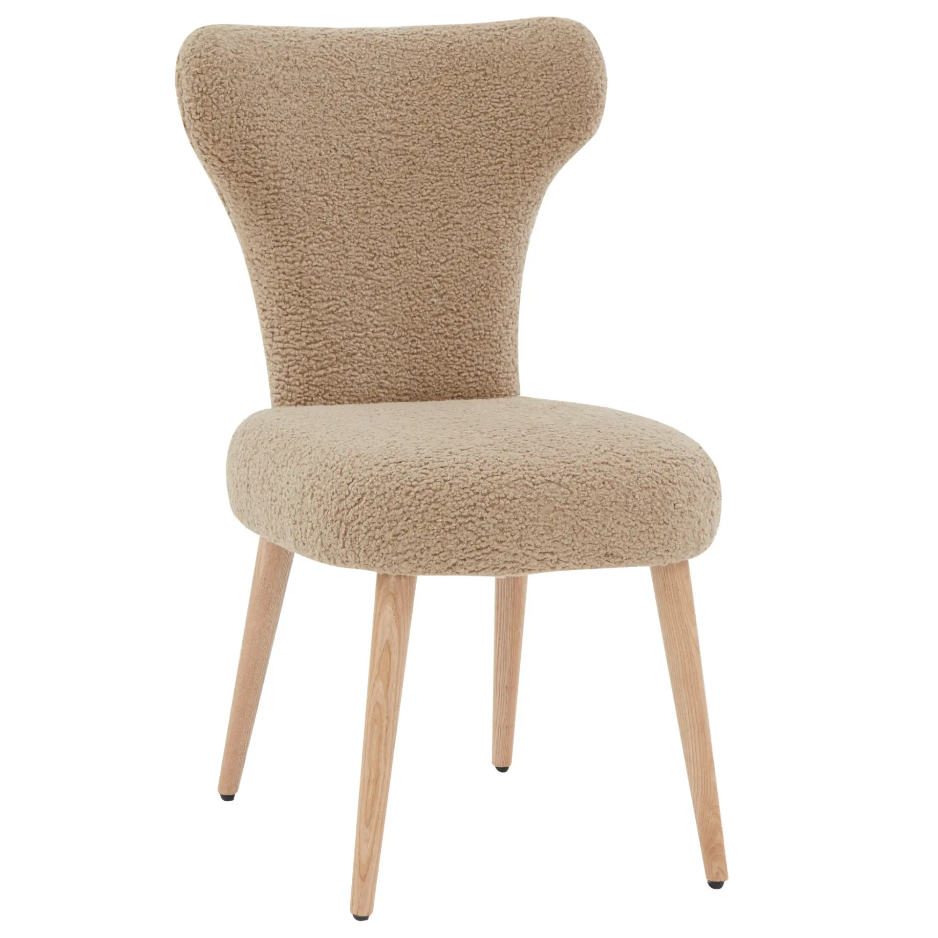 Brandietta Faux Shearling Dining Chair