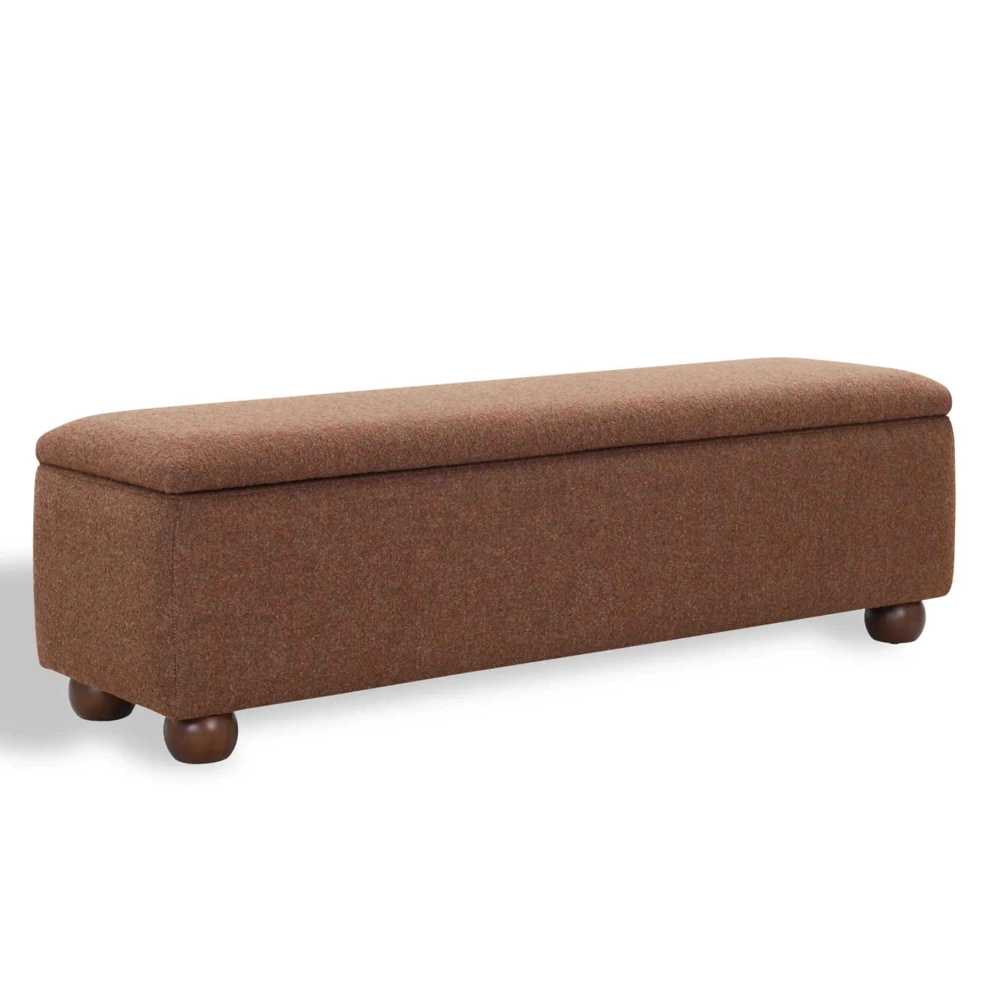 Lucija Boucle Storage Bench