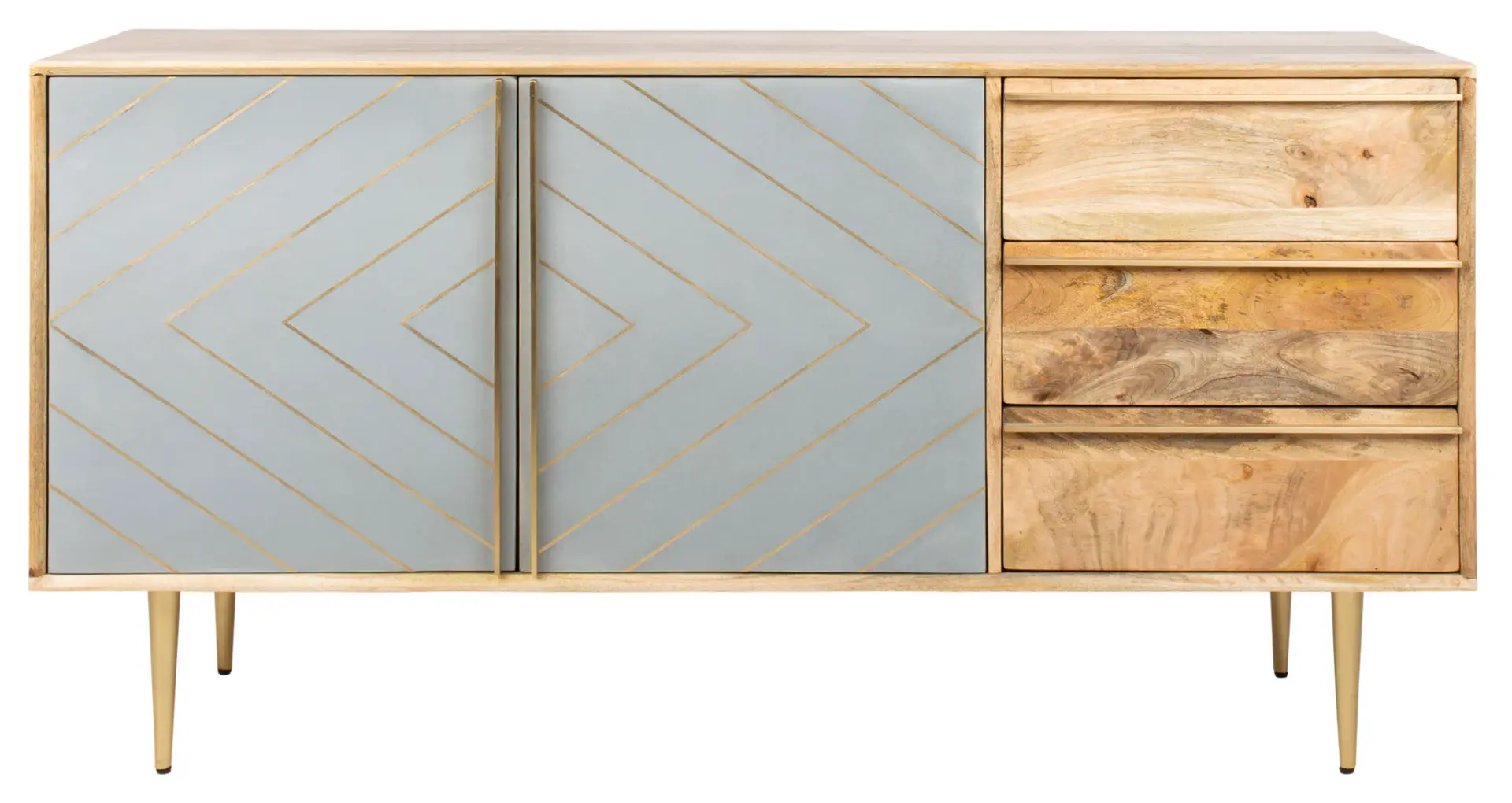 Titan Inlayed Cement Sideboard