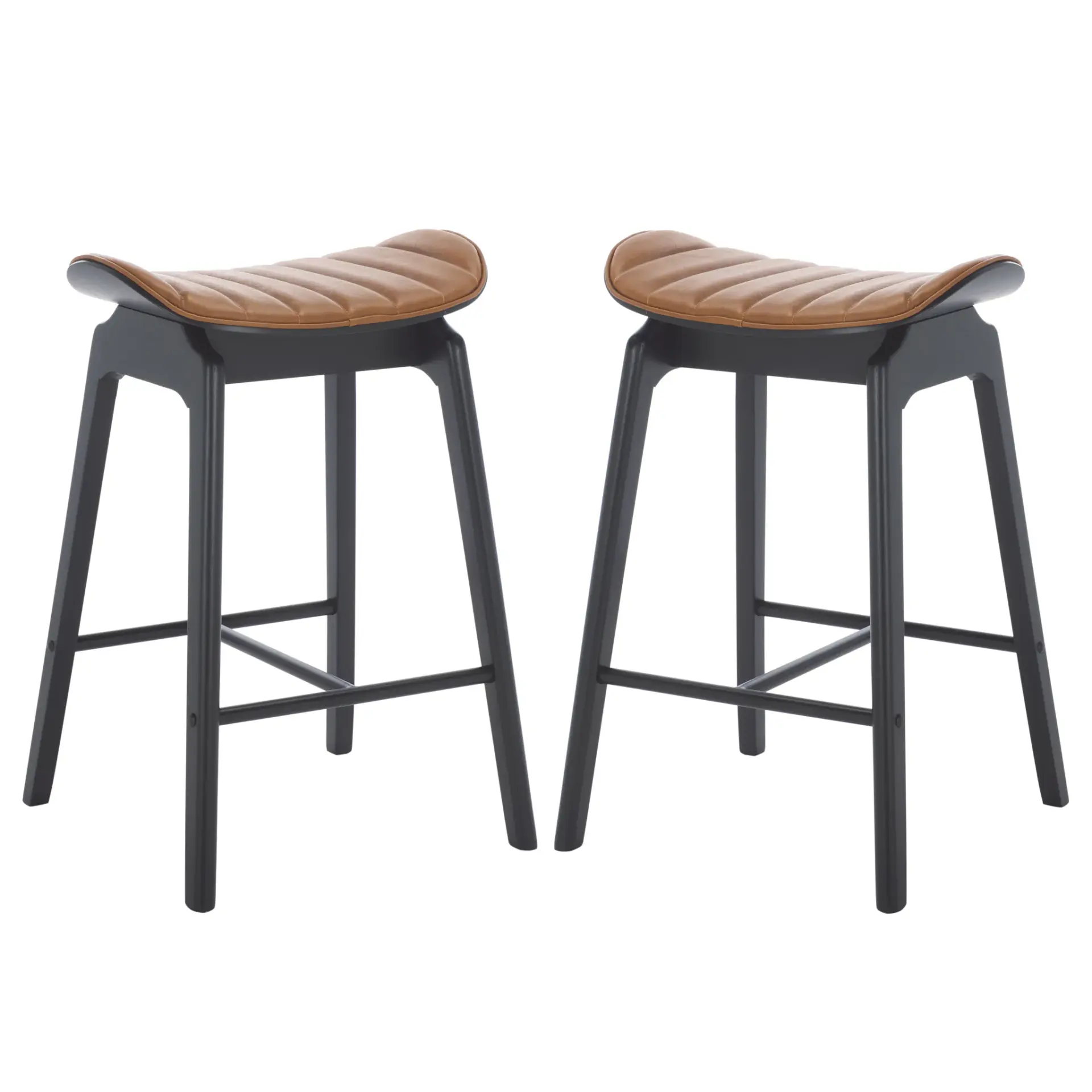 Elline Wood Counter Stool (Set of 2)