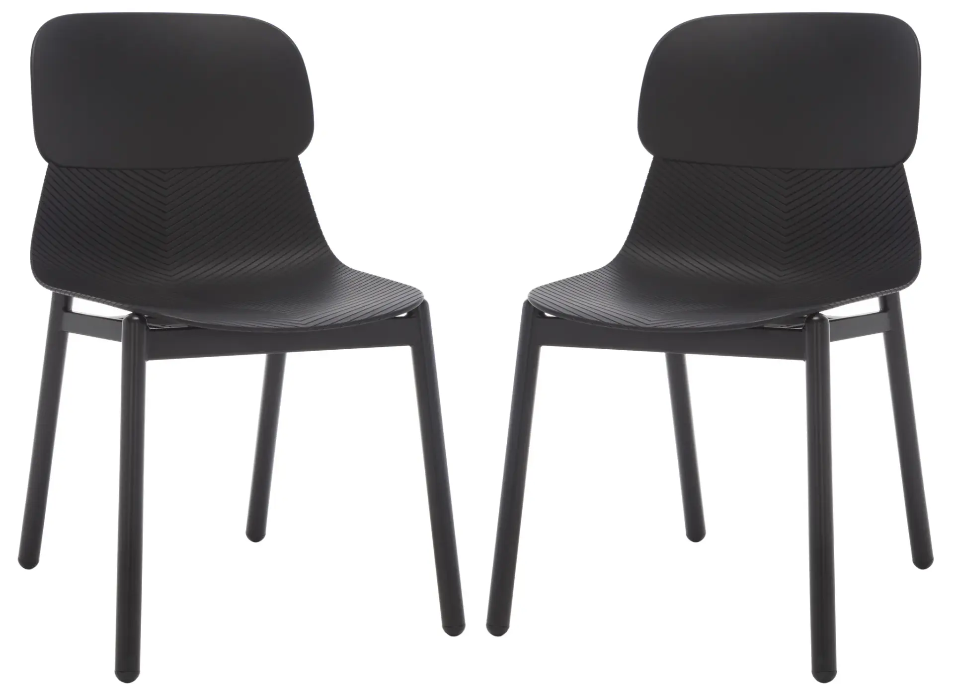 Abbie Molded Plastic Dining Chair (Set of 2)