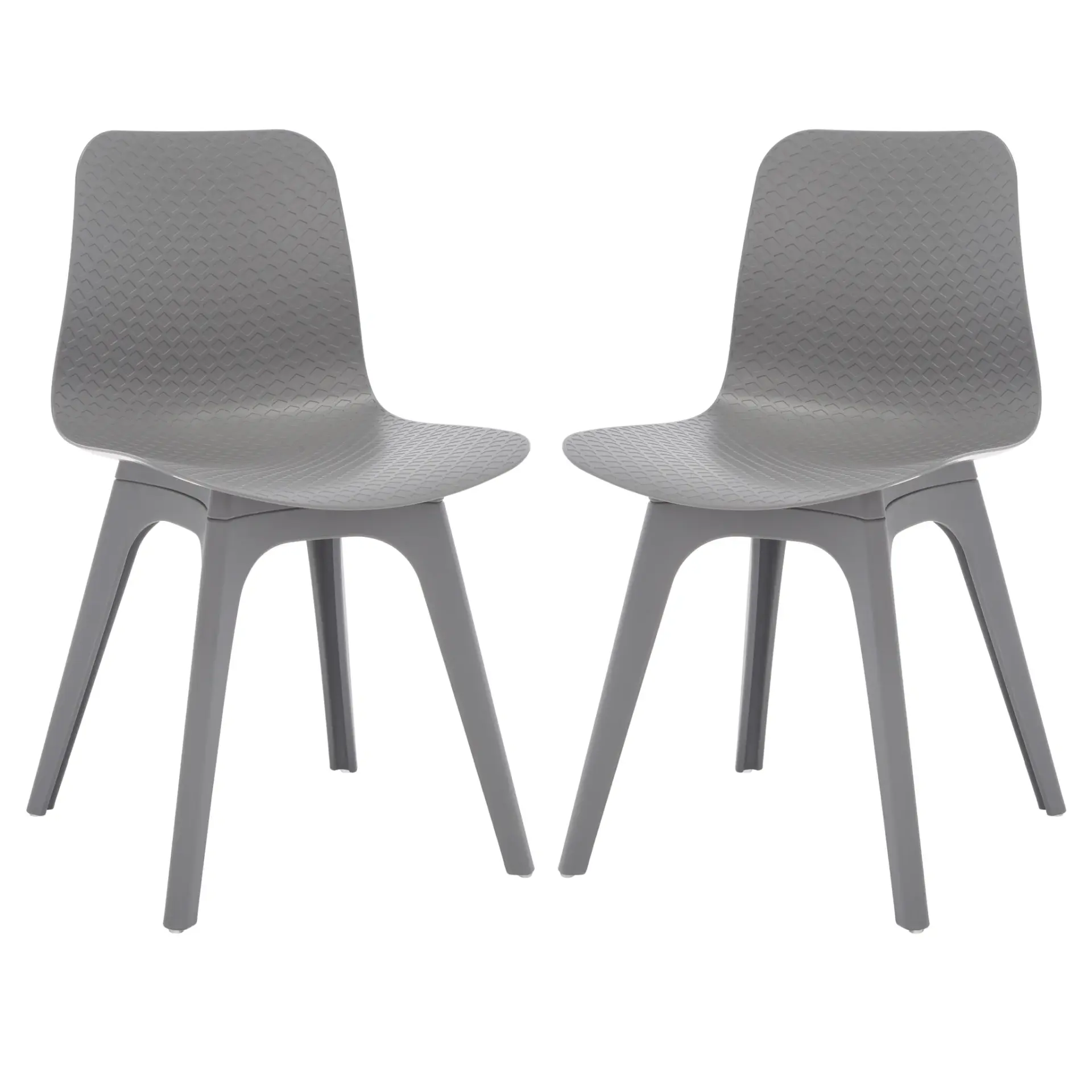 Damiano Molded Plastic Dining Chair (Set of 2)