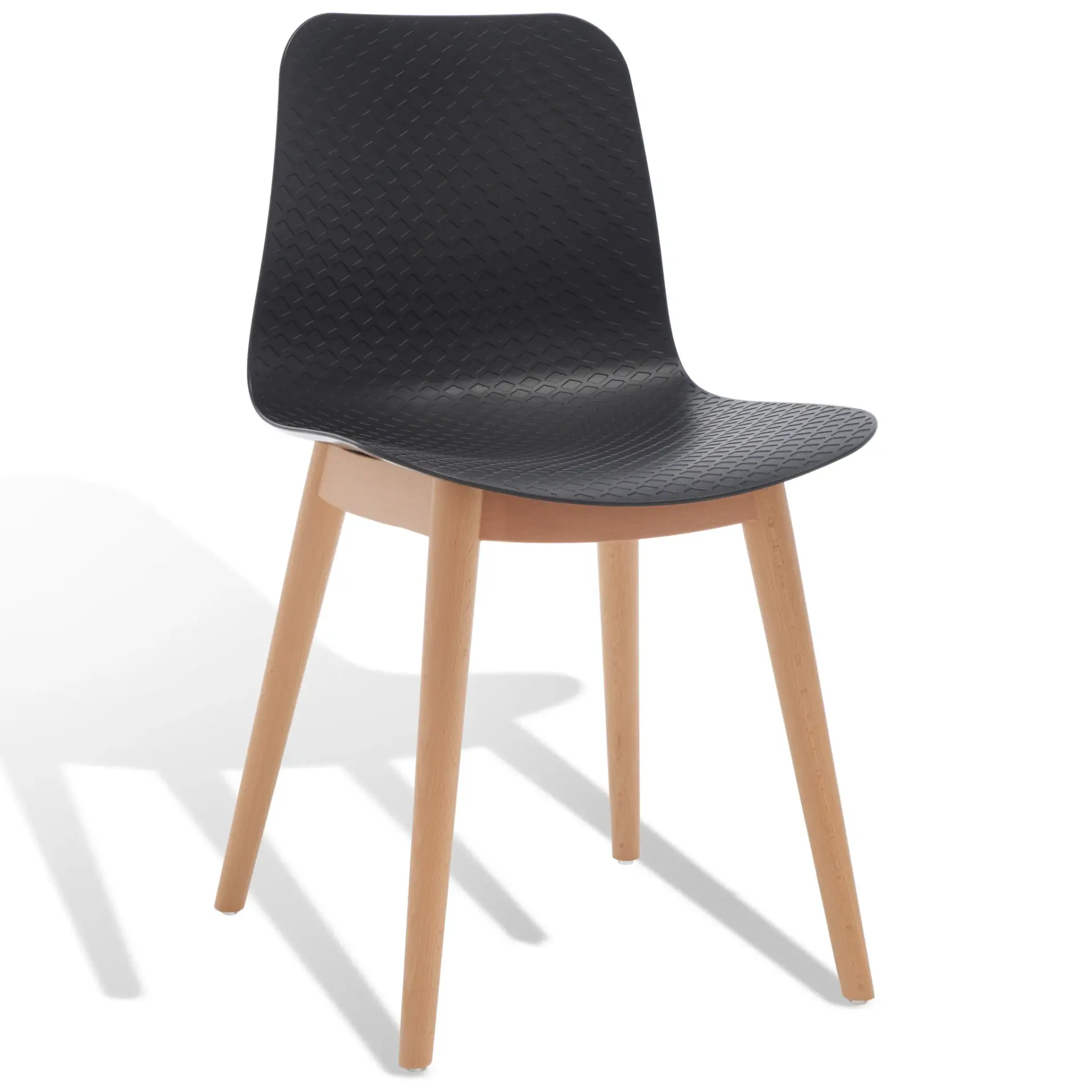 Haddie Molded Plastic Dining Chair (Set of 2)