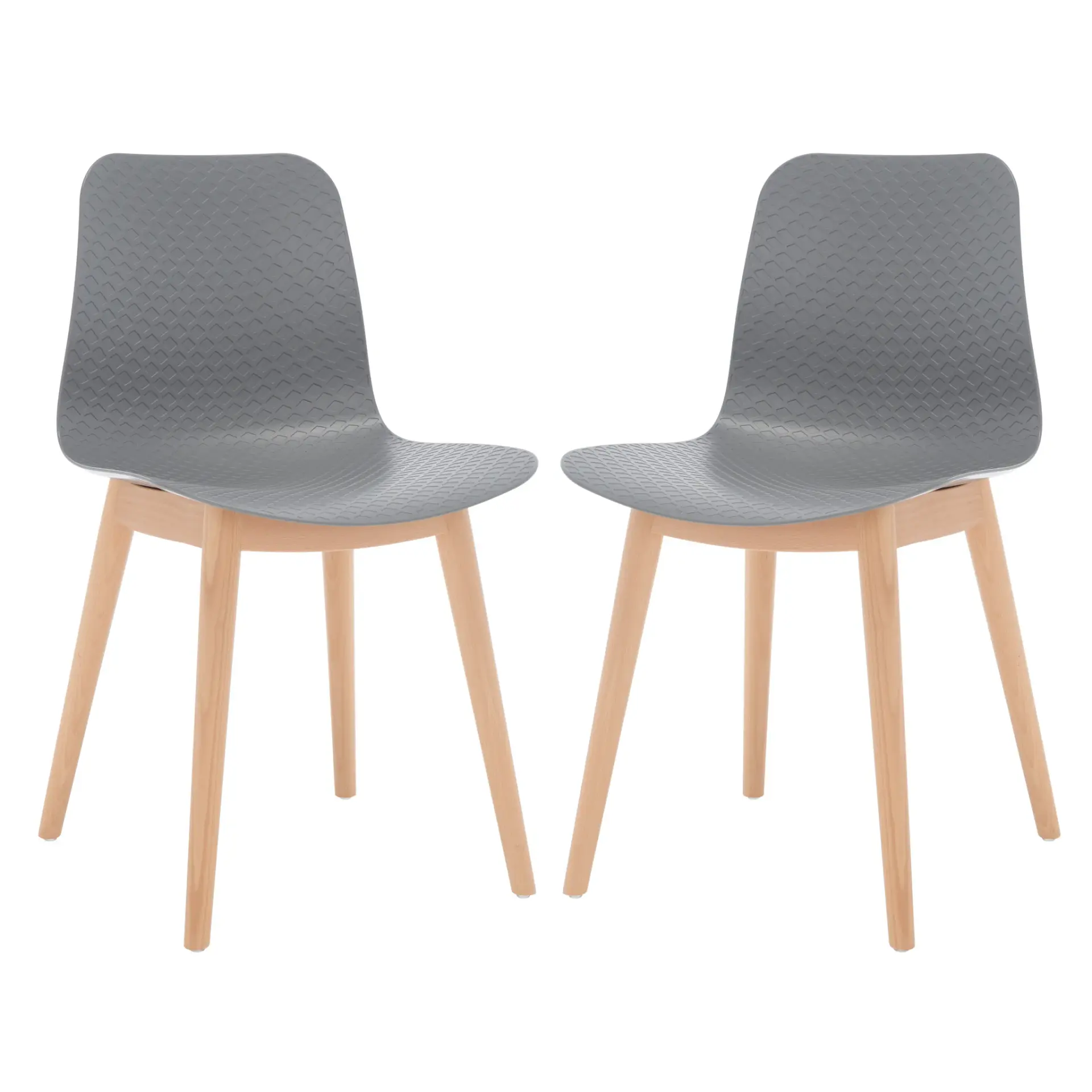 Haddie Molded Plastic Dining Chair (Set of 2)