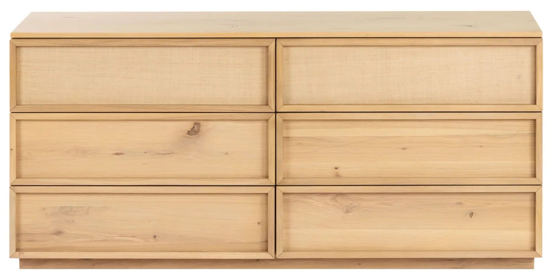 Zeus Six-Drawer Wood Dresser