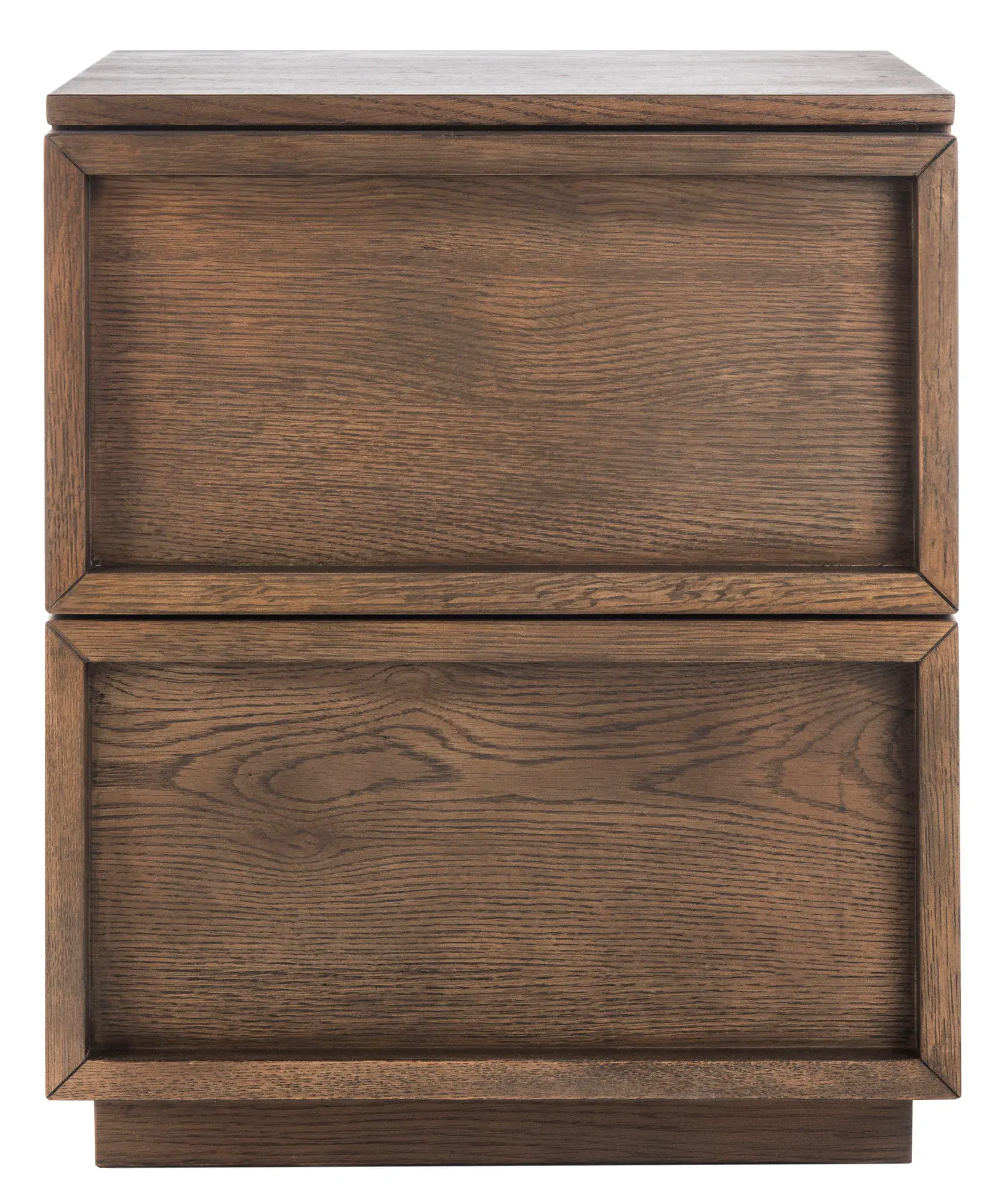 Zeus Two-Drawer Nightstand