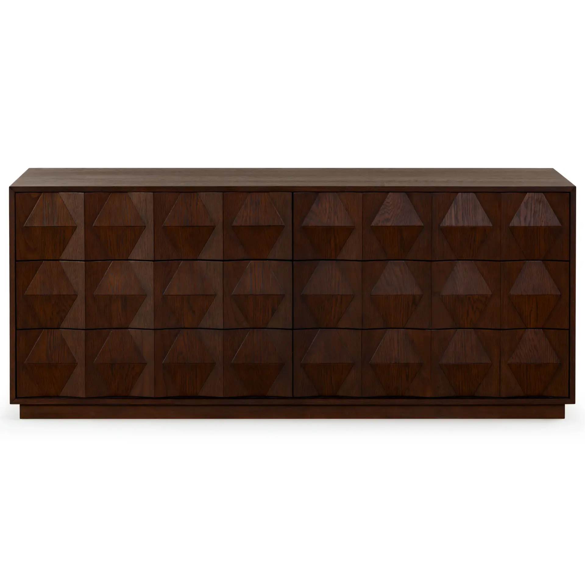 Riabelle Wood Six-Drawer Dresser