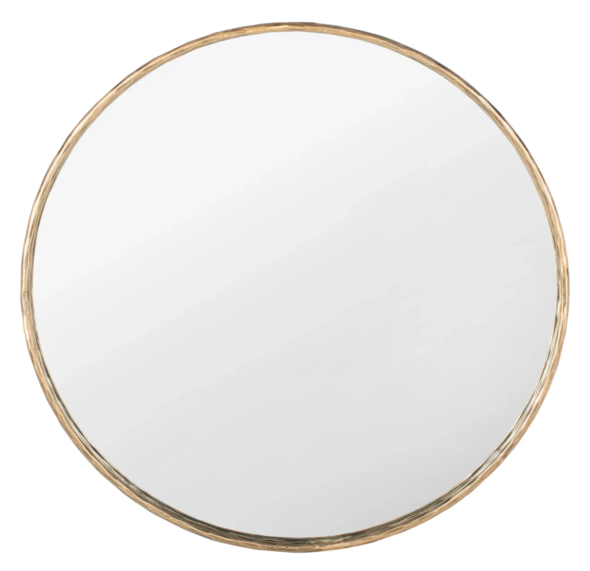 Jessa 42-Inch Round Metal Mirror