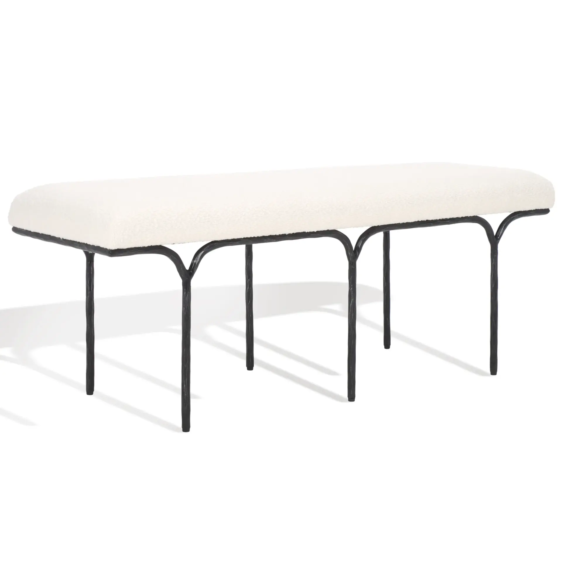 Marvin Boucle 48" Bench