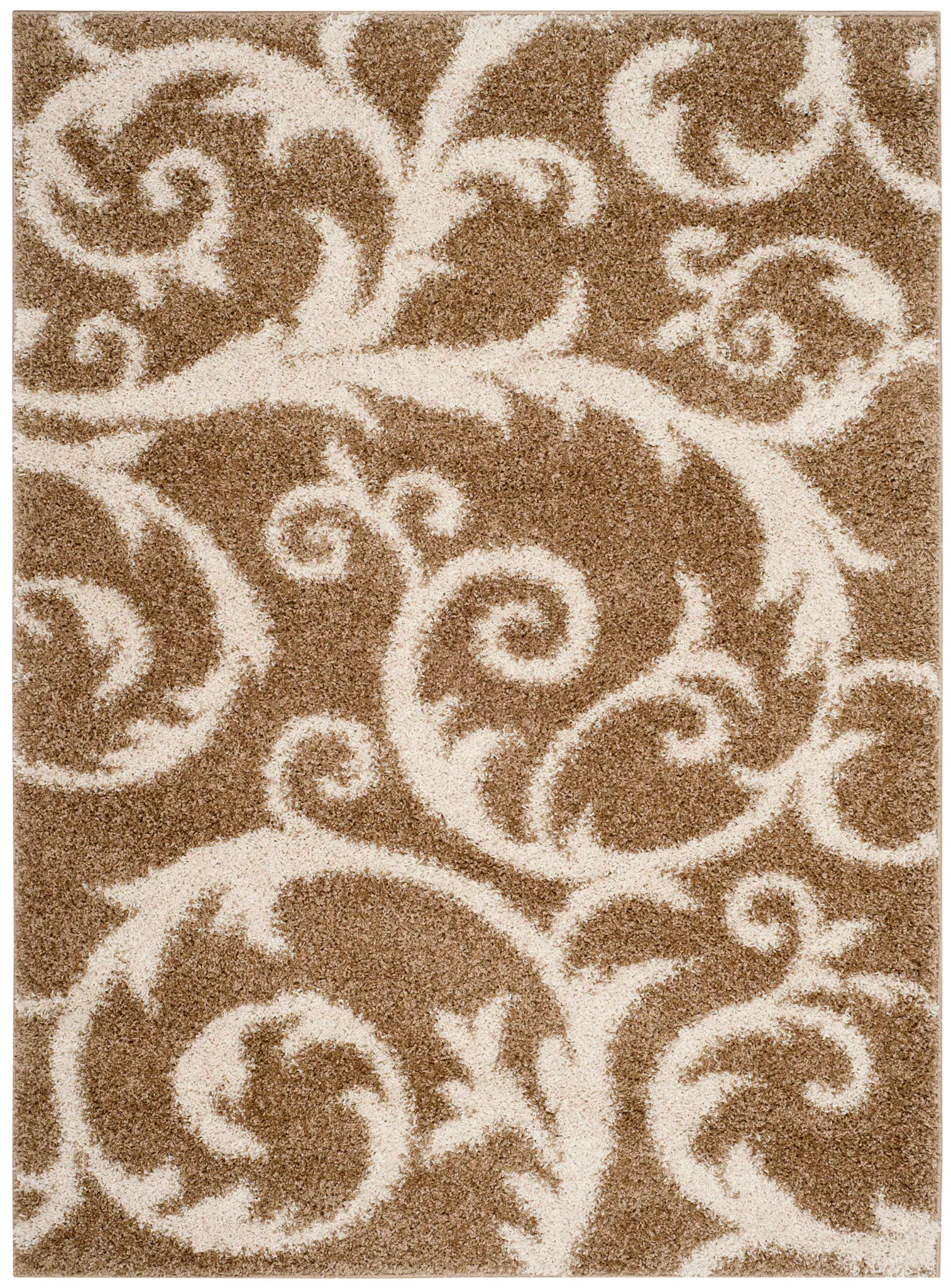 New York Scrolling Vine Shag Outdoor Rug