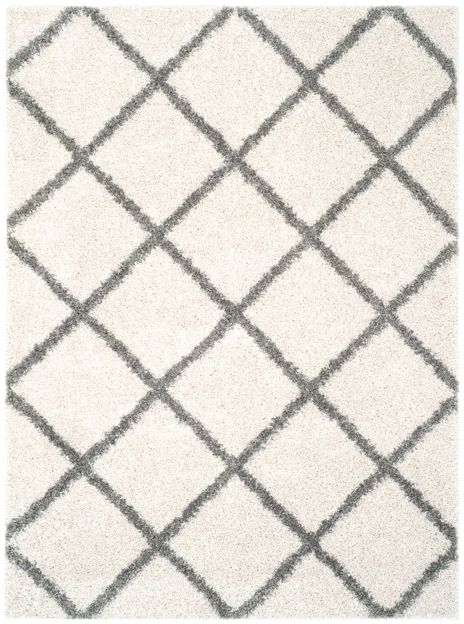 New York Diamond Trellis Shag Rug