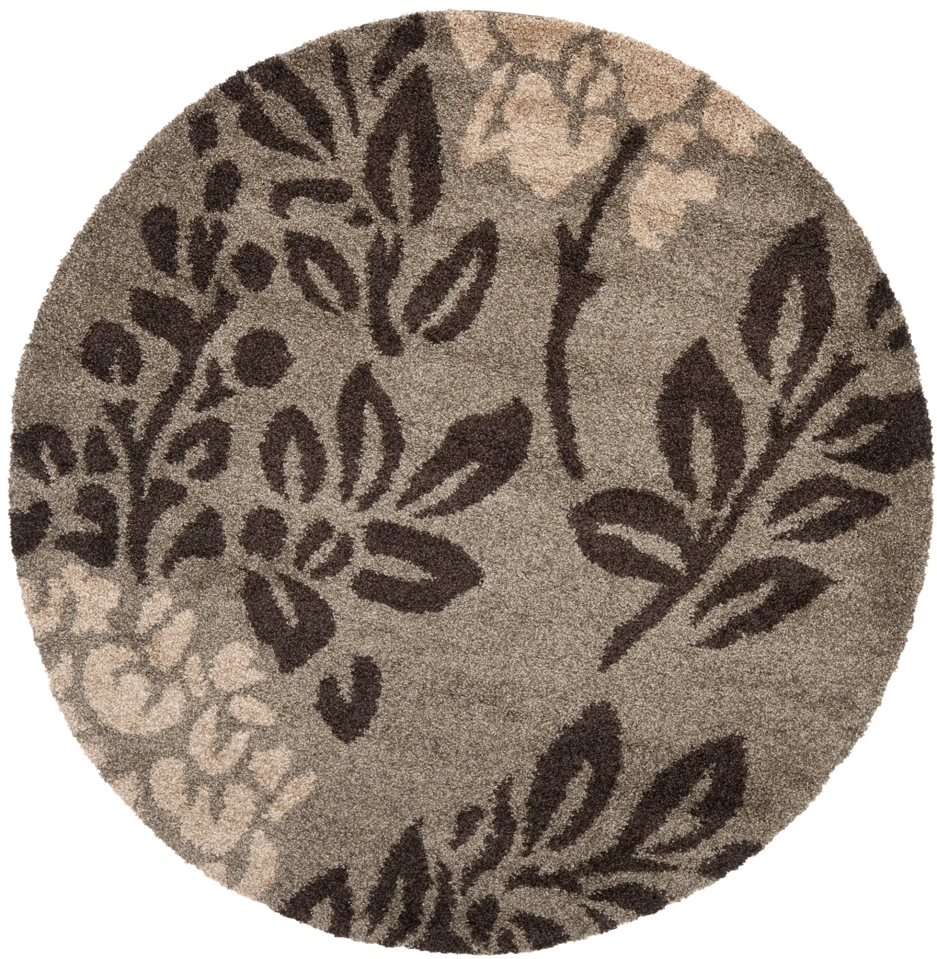 Florida Shag Leaf And Flower Rug