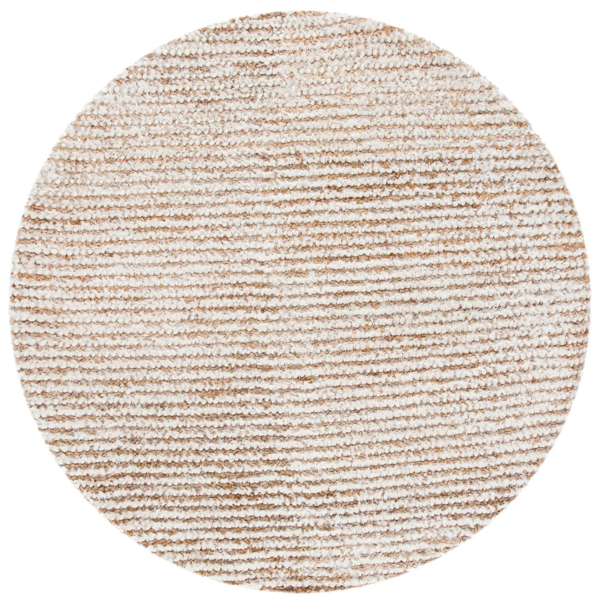 Classic Hand-Woven Aspen Handwoven Wool Shag Rug