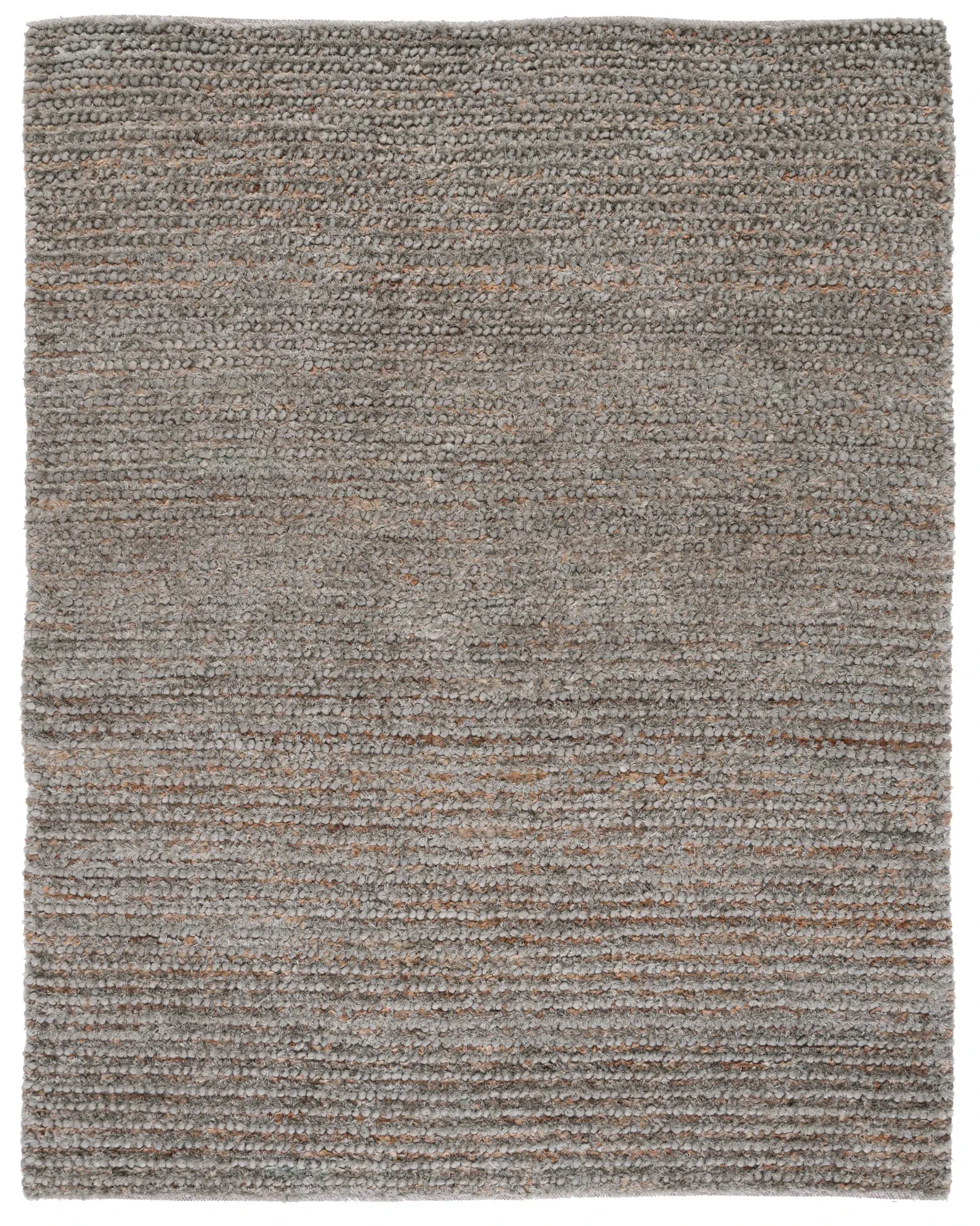Classic Hand-Woven Aspen Handwoven Wool Shag Rug