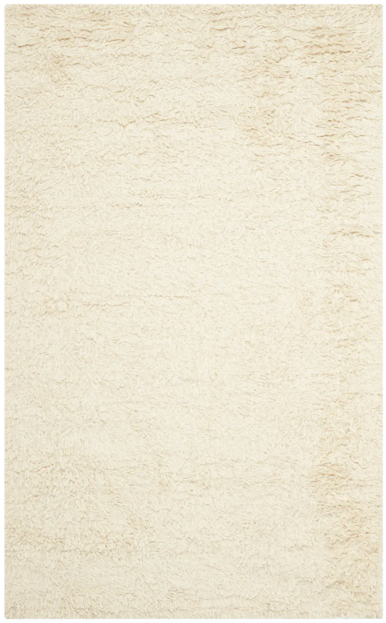 Carmel Solid Hand-Woven Wool Shag Rug