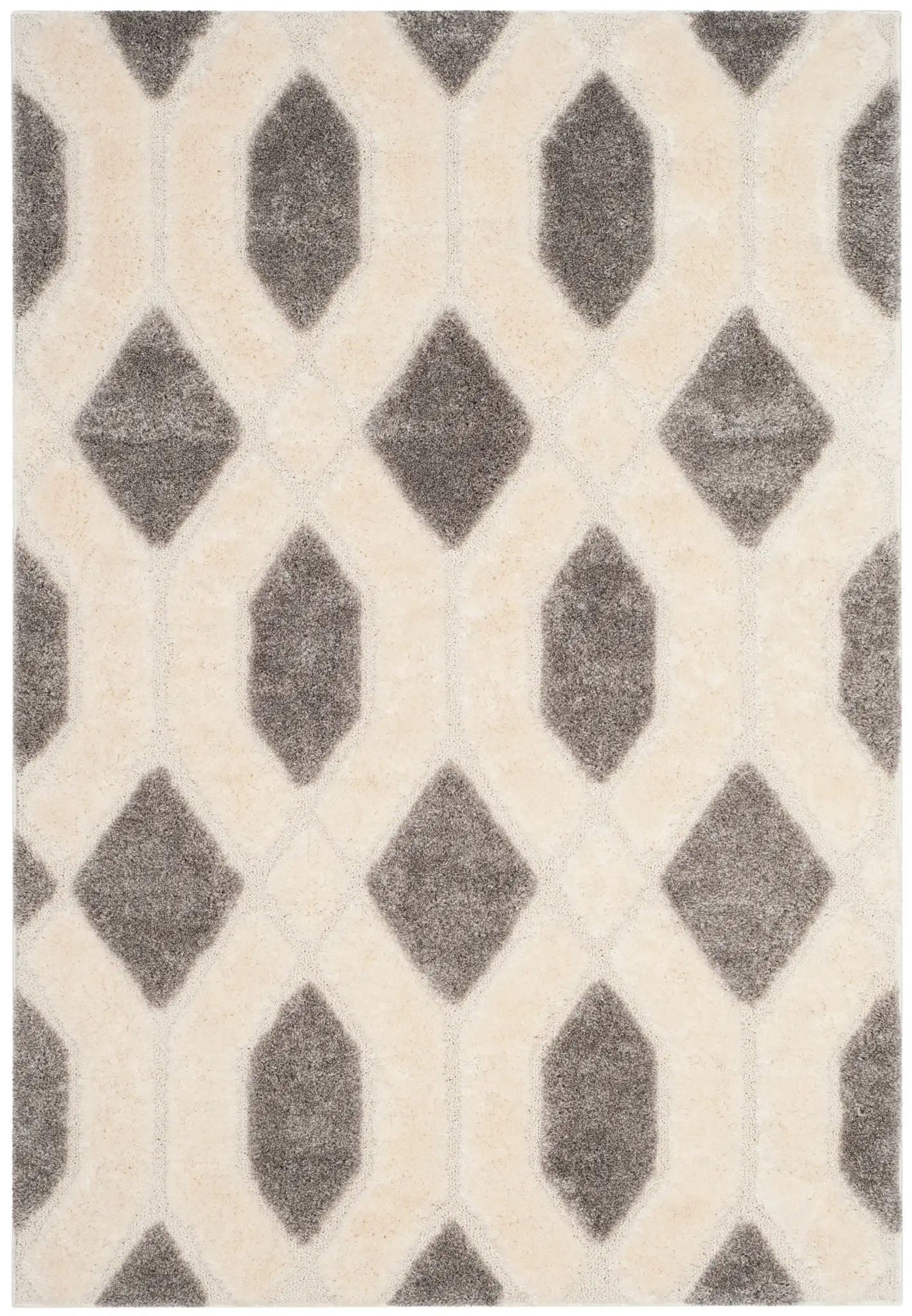 Memphis Diamond Trellis Shag Rug