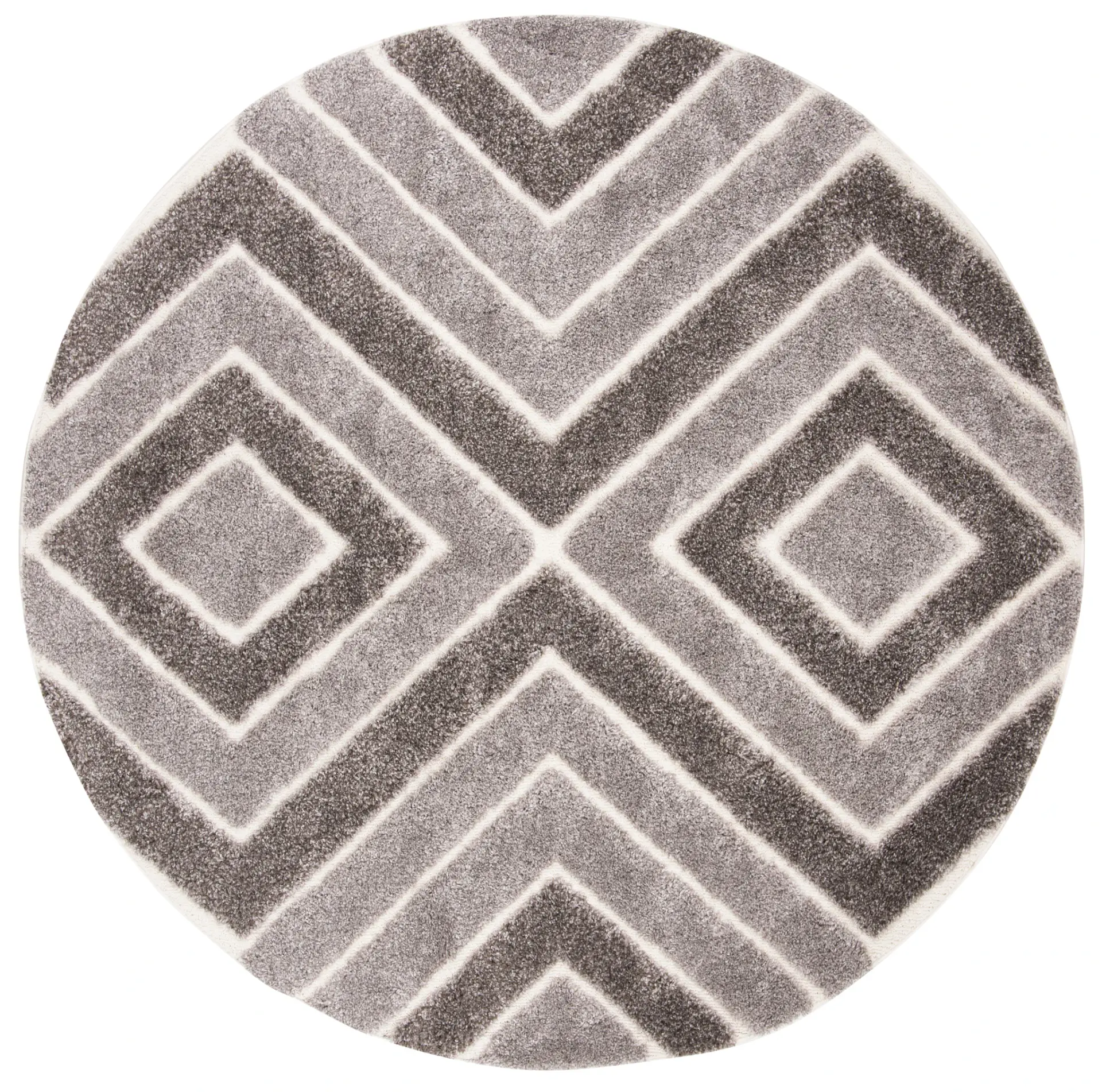 Memphis Nested Diamond Shag Rug