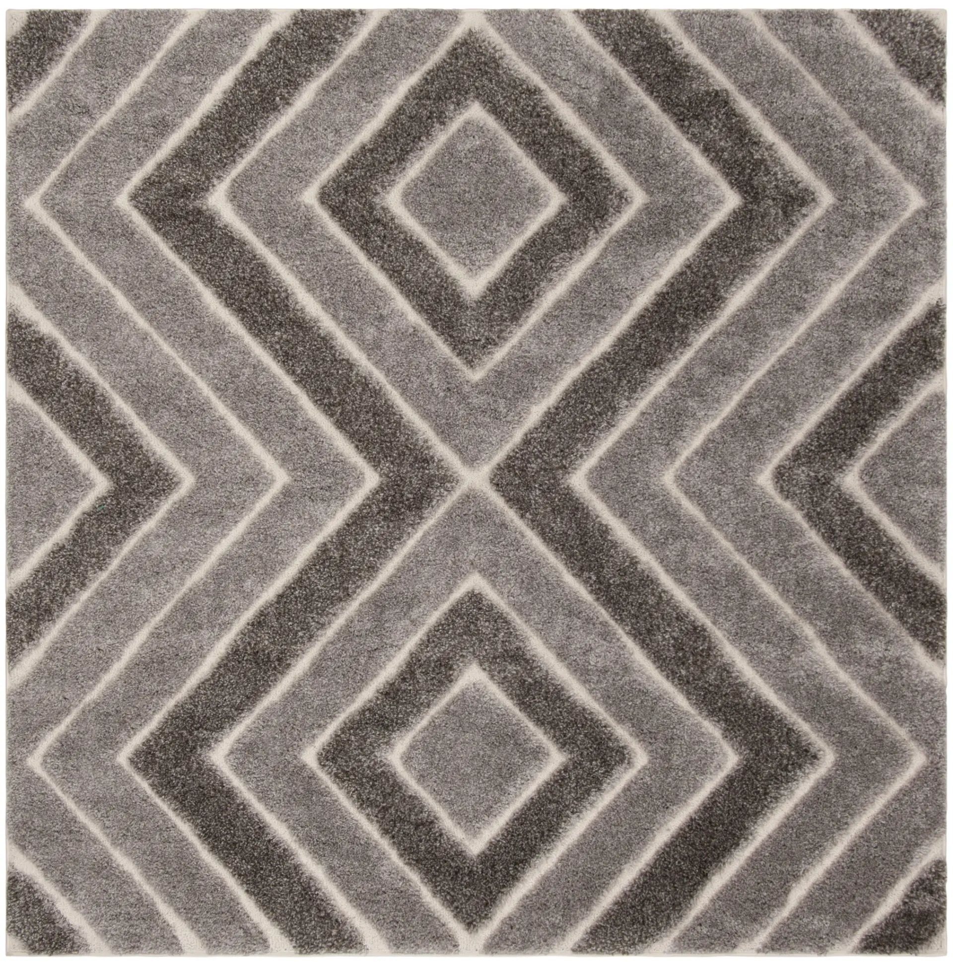 Memphis Nested Diamond Shag Rug