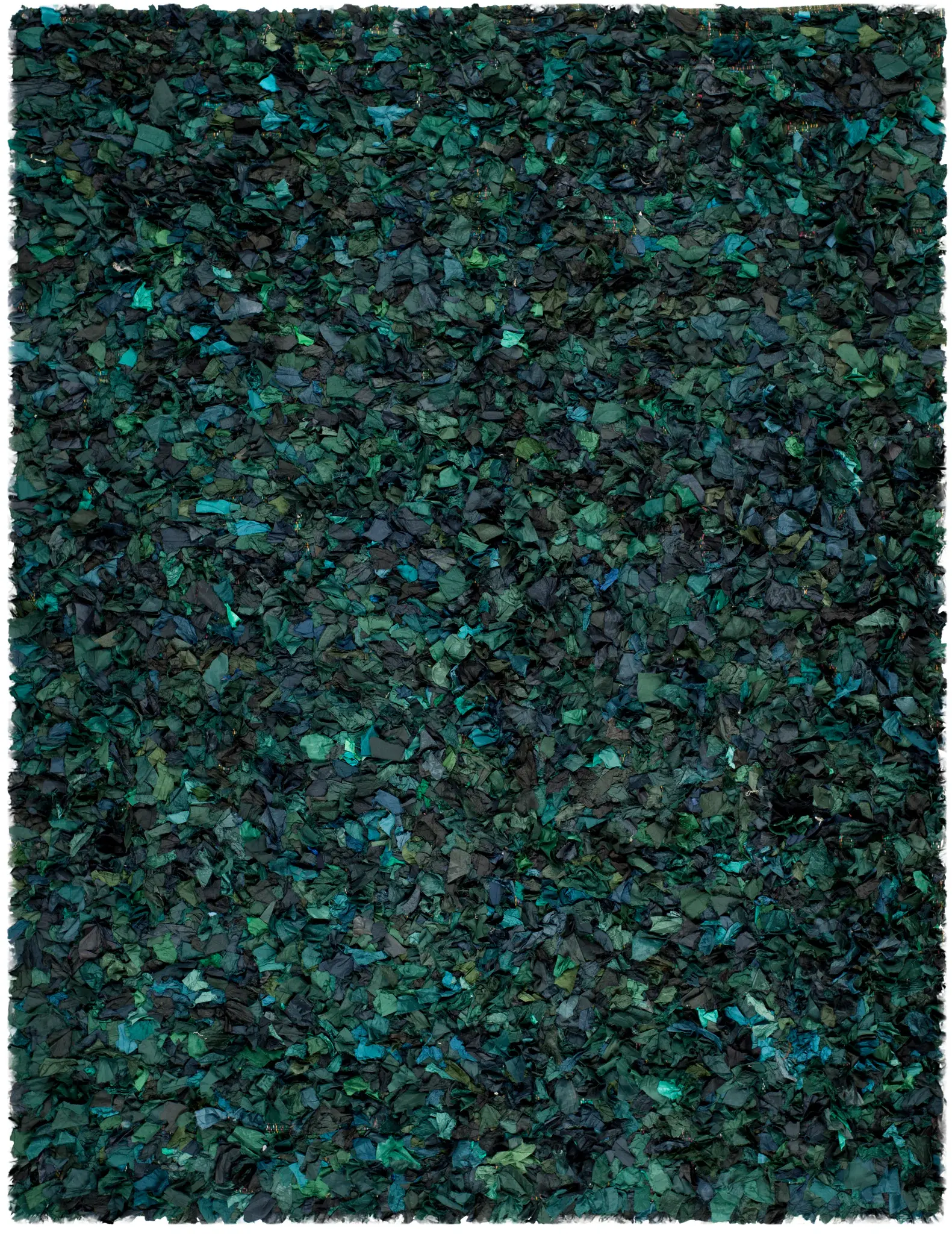Rio Textured Solid Hand-Woven Shag Rug