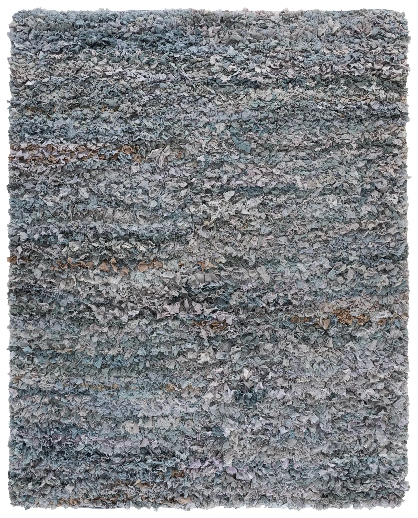 Rio Textured Solid Hand-Woven Shag Rug