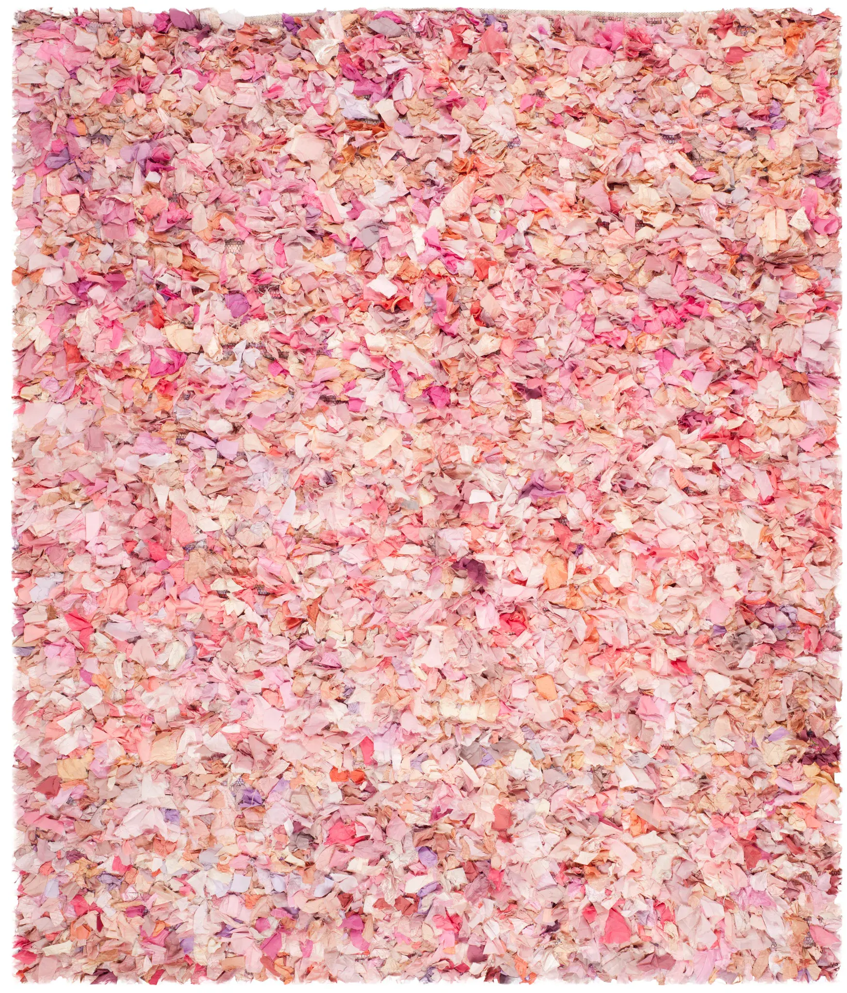 Rio Textured Solid Hand-Woven Shag Rug