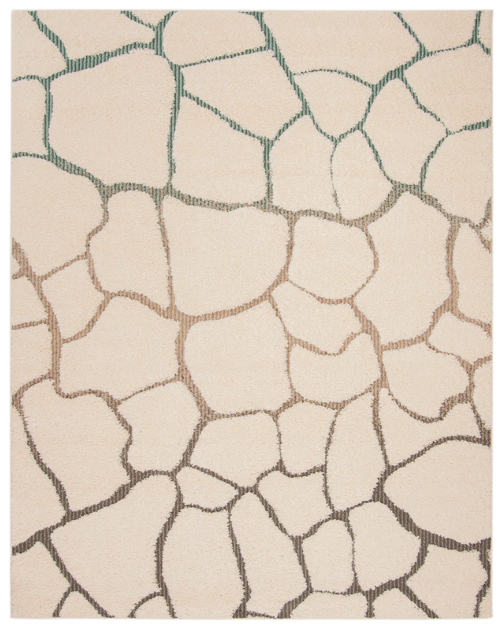 Santorini Cobblestone Shag Rug