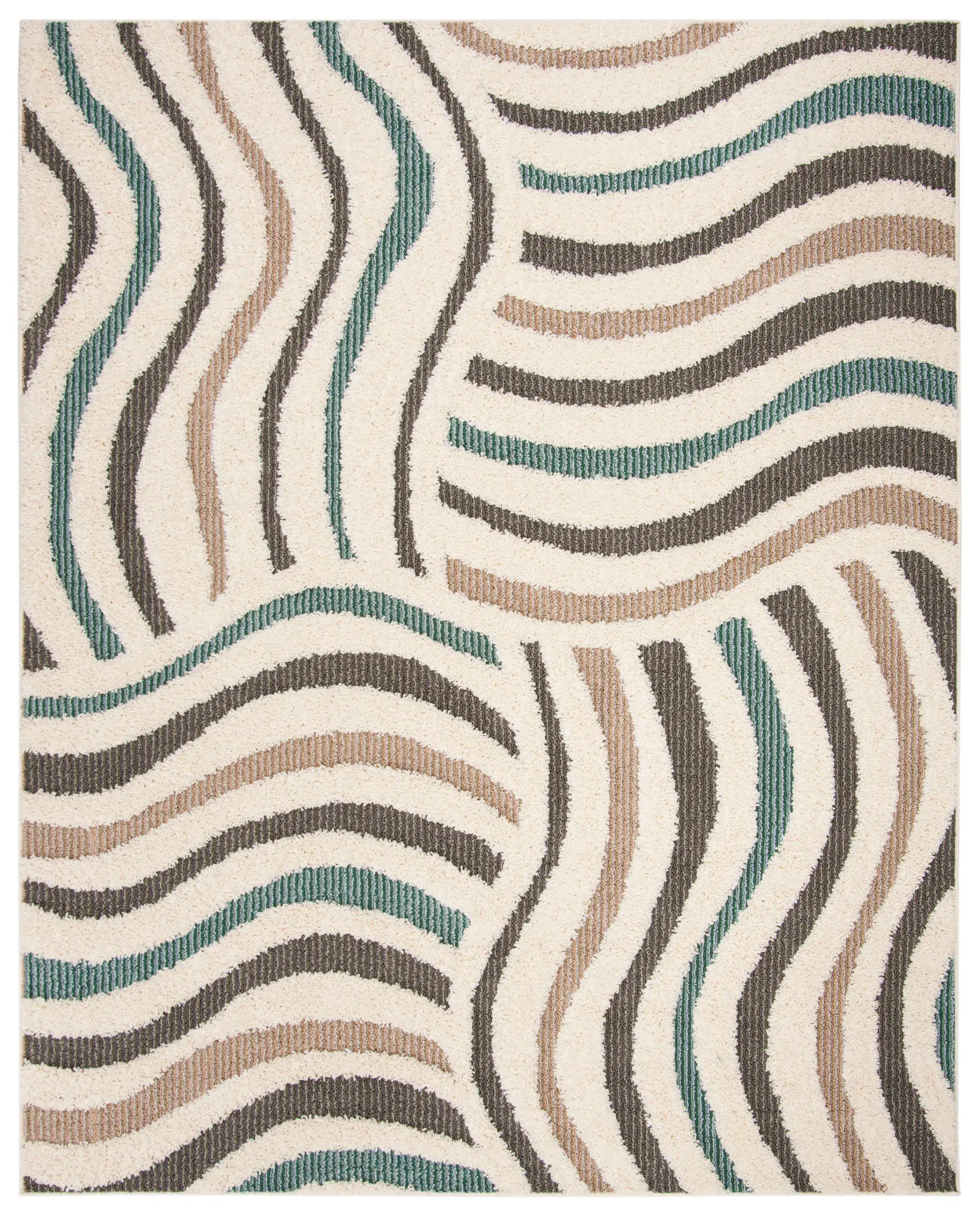 Santorini Wave Shag Rug