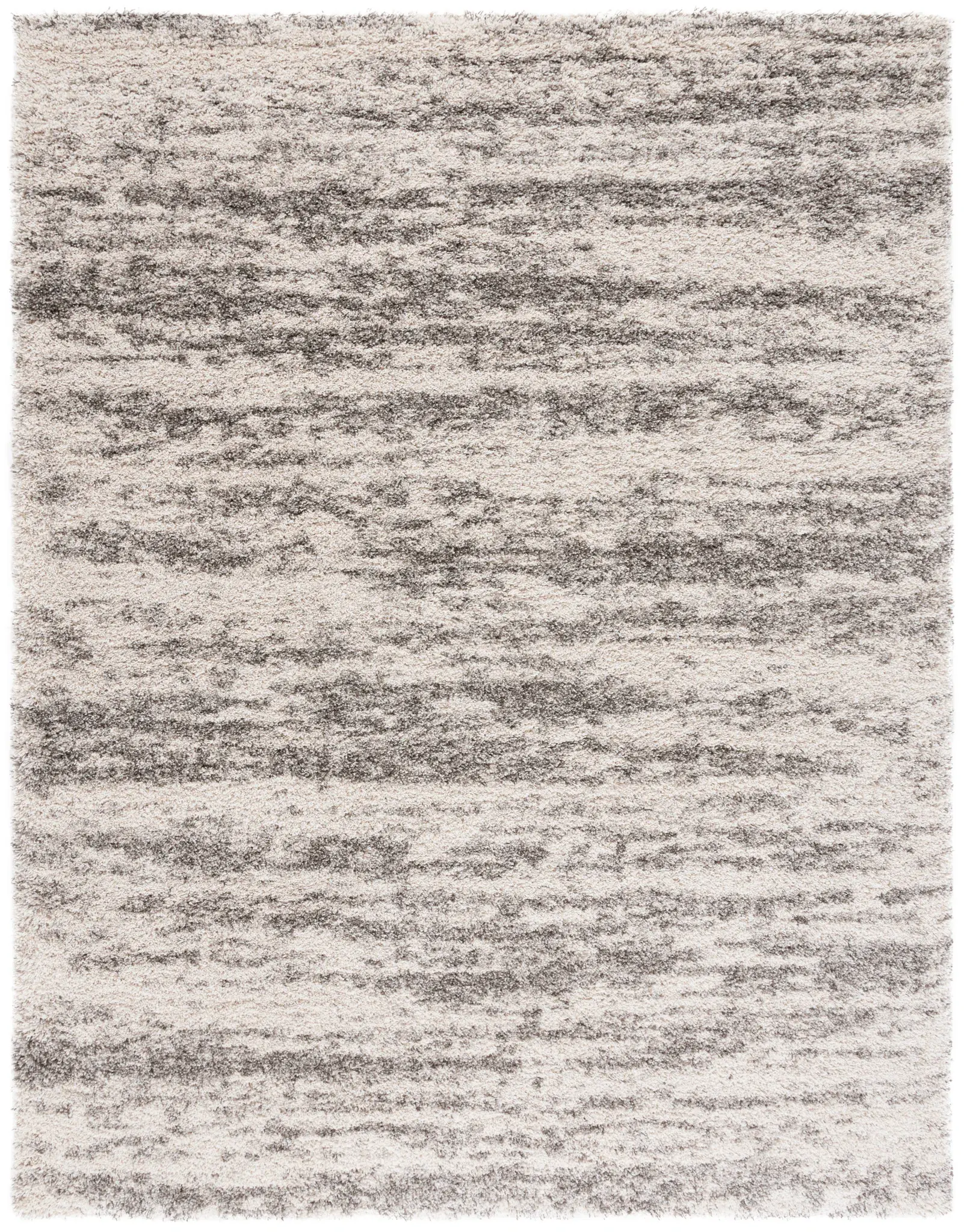 Hudson Distressed Stripe Shag Rug
