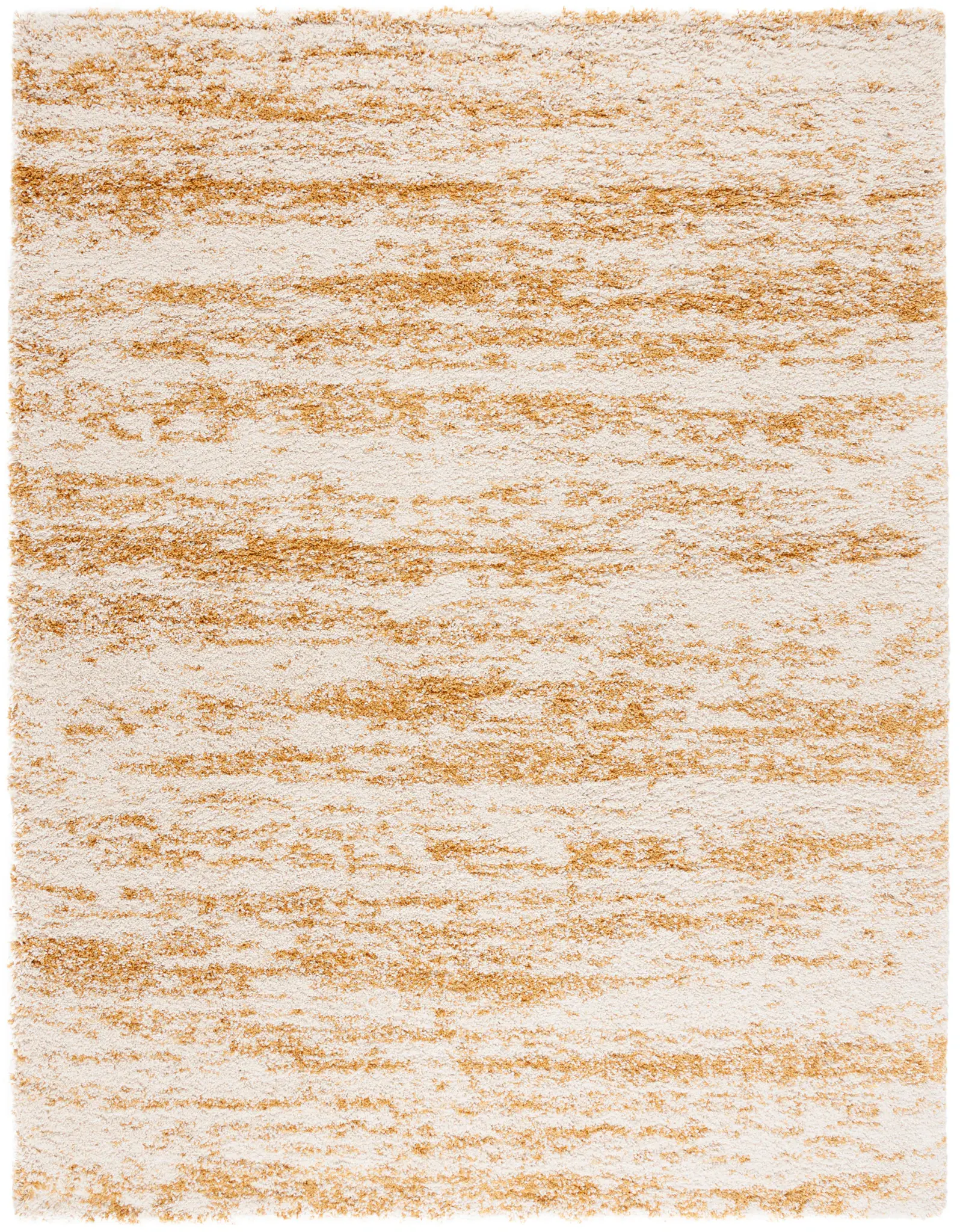 Hudson Distressed Stripe Shag Rug