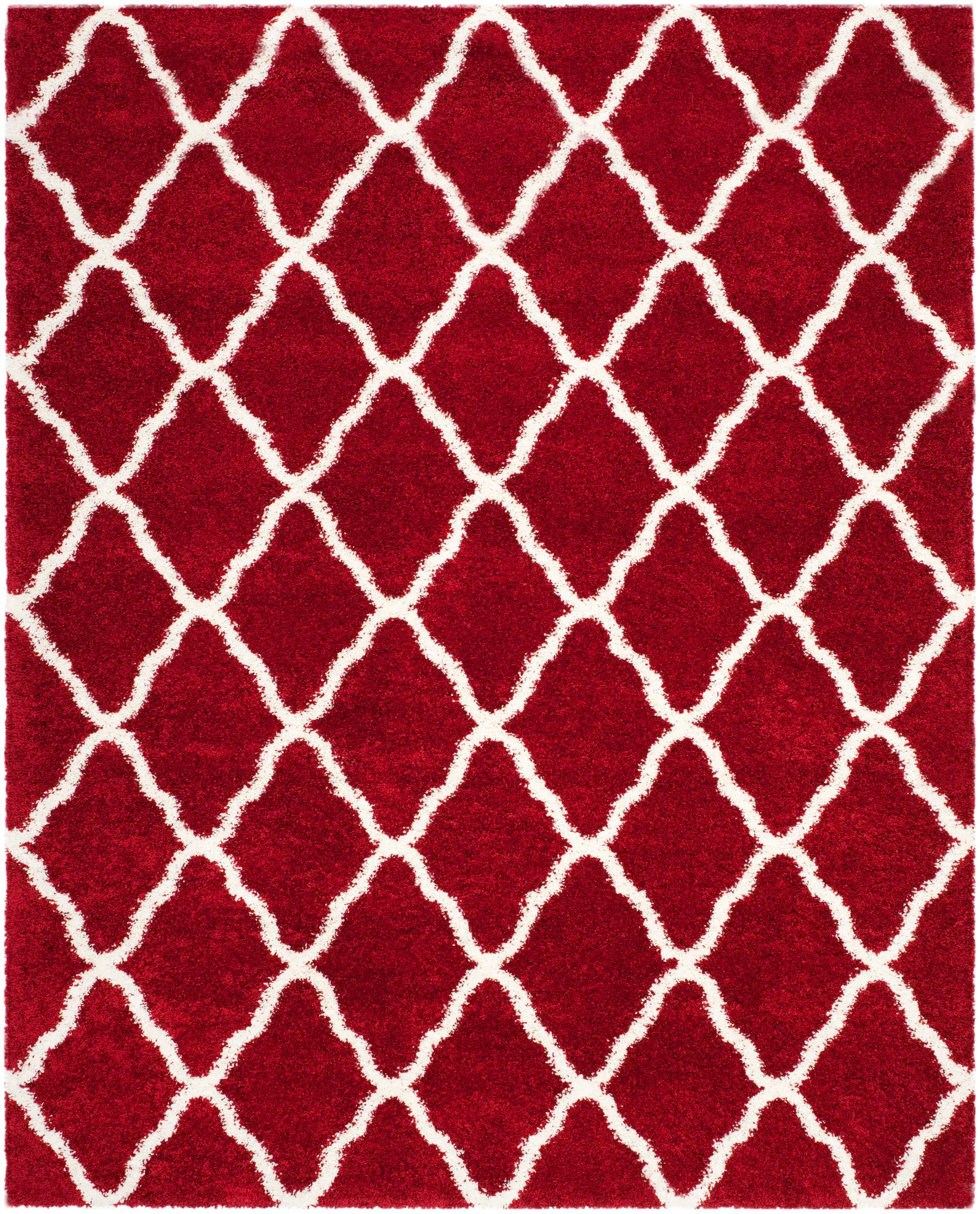 Hudson Trellis Shag Rug