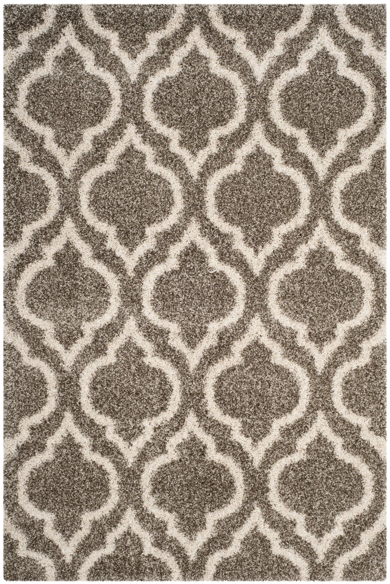 Hudson Quatrefoil Trellis Shag Rug