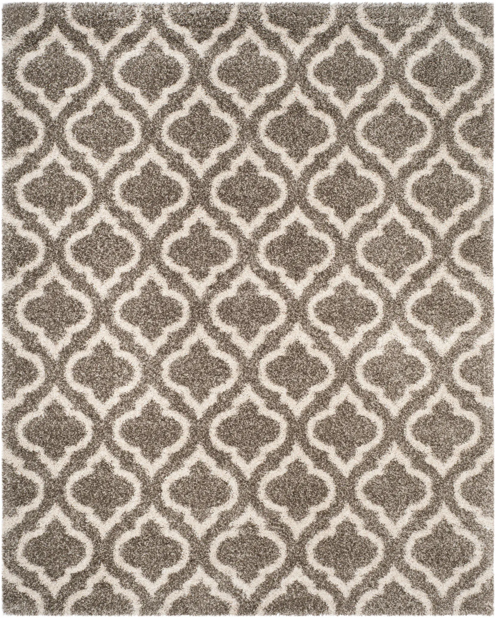 Hudson Quatrefoil Trellis Shag Rug