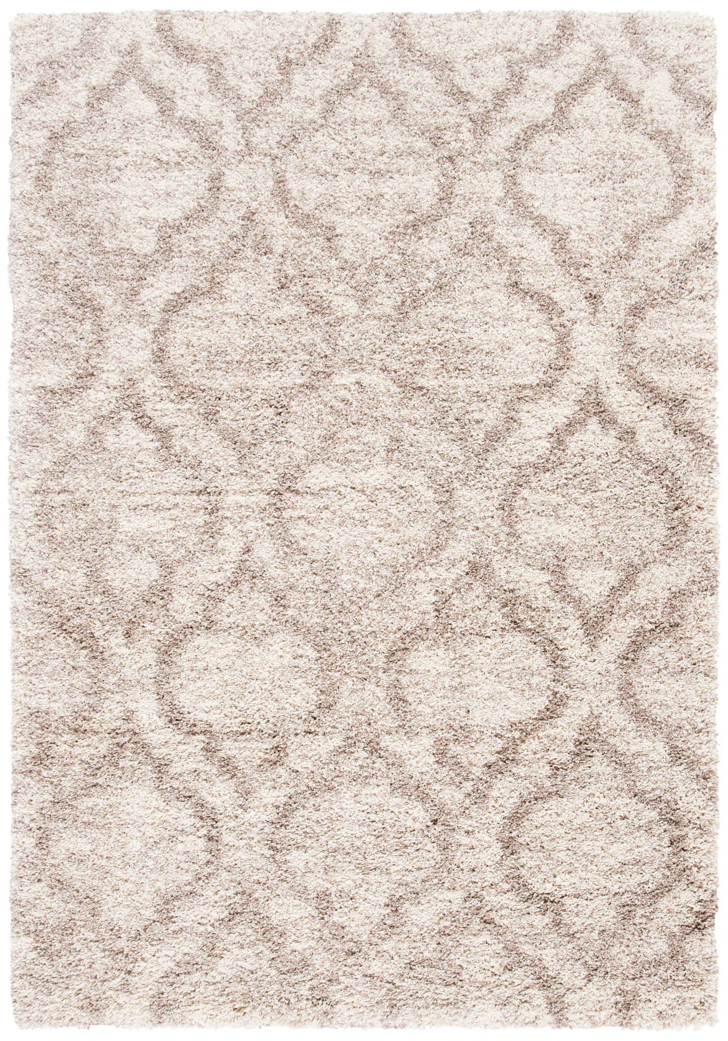 Hudson Quatrefoil Trellis Shag Rug