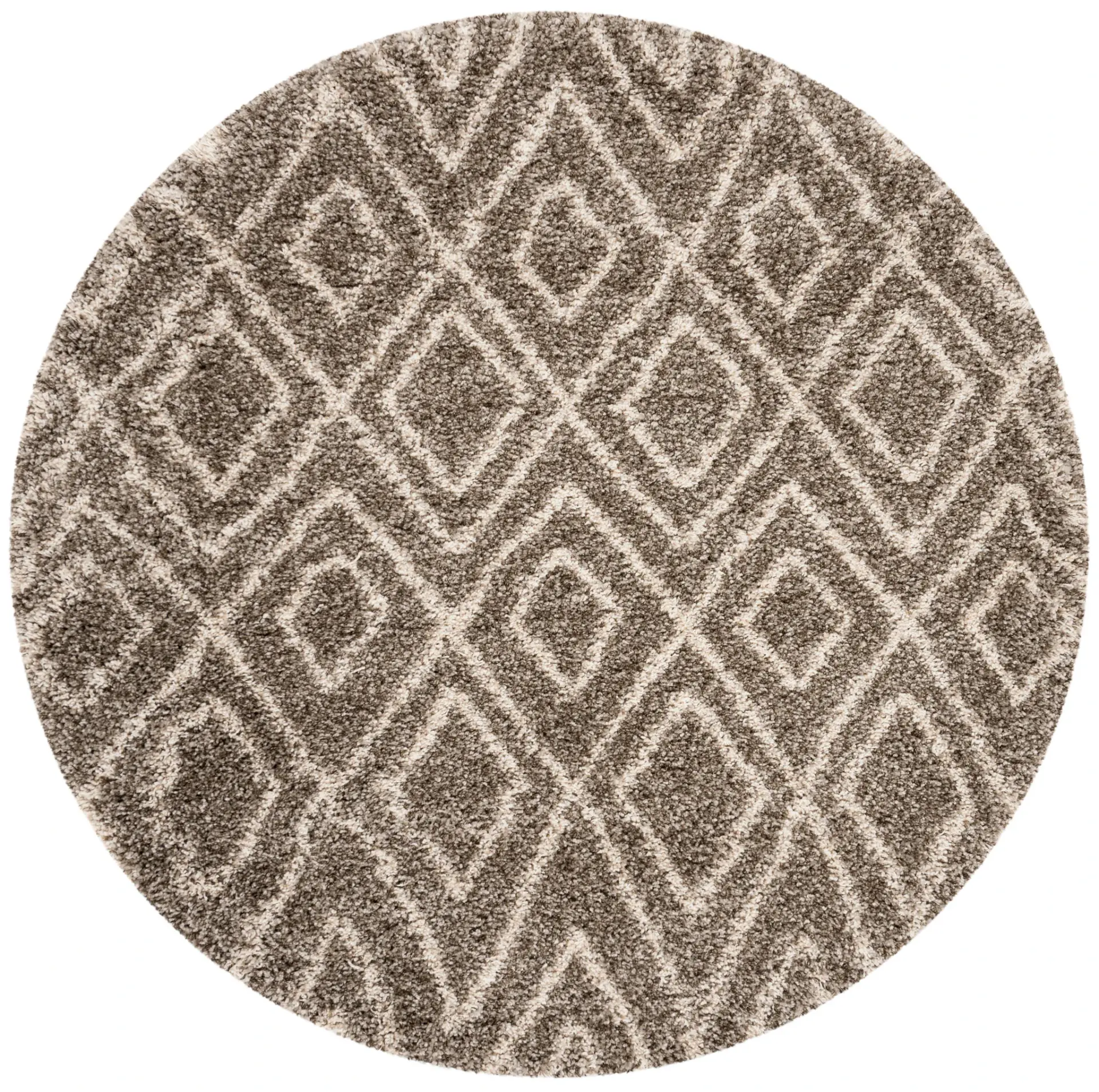Hudson Nested Diamond Trellis Shag Rug