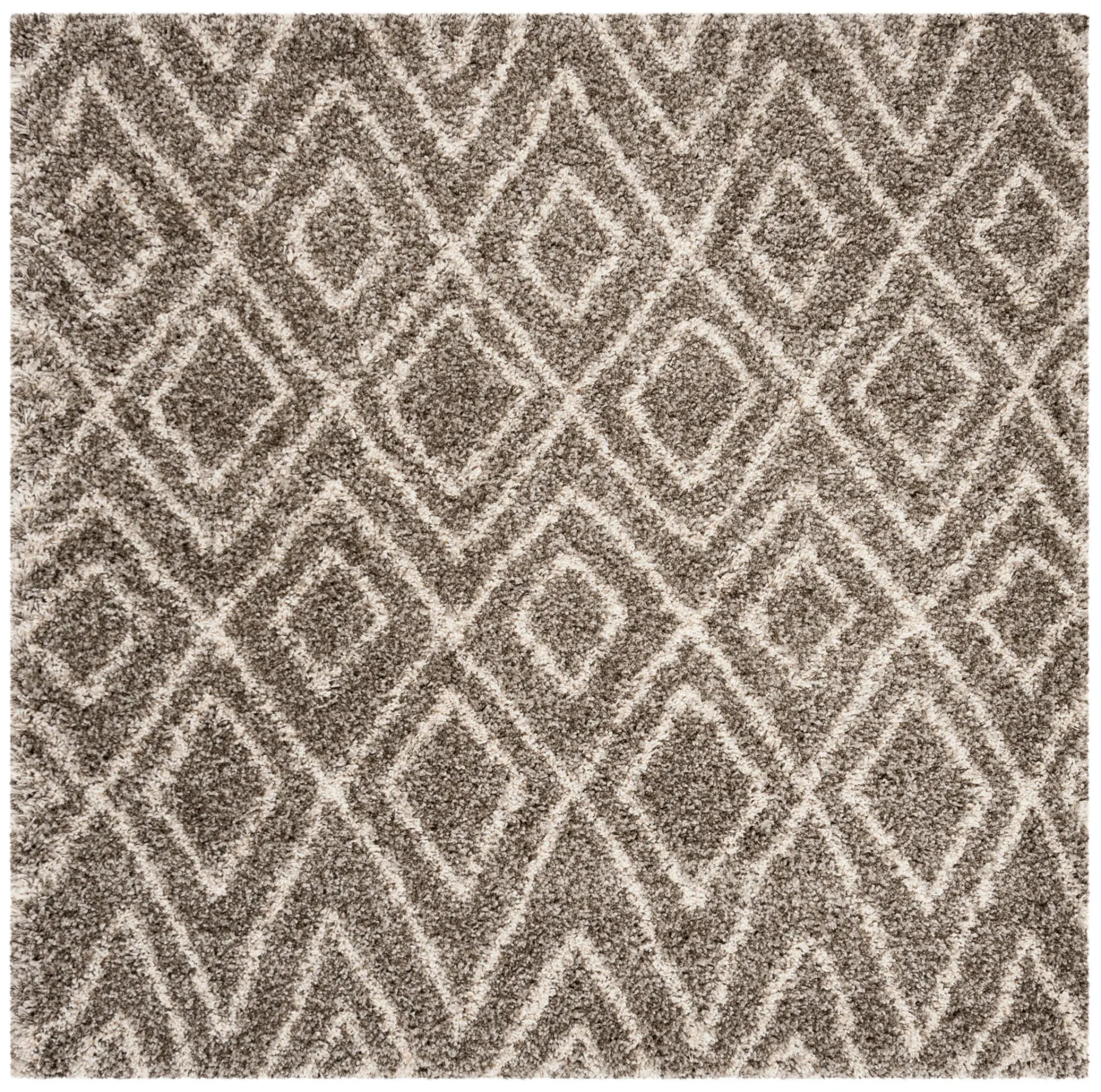 Hudson Nested Diamond Trellis Shag Rug
