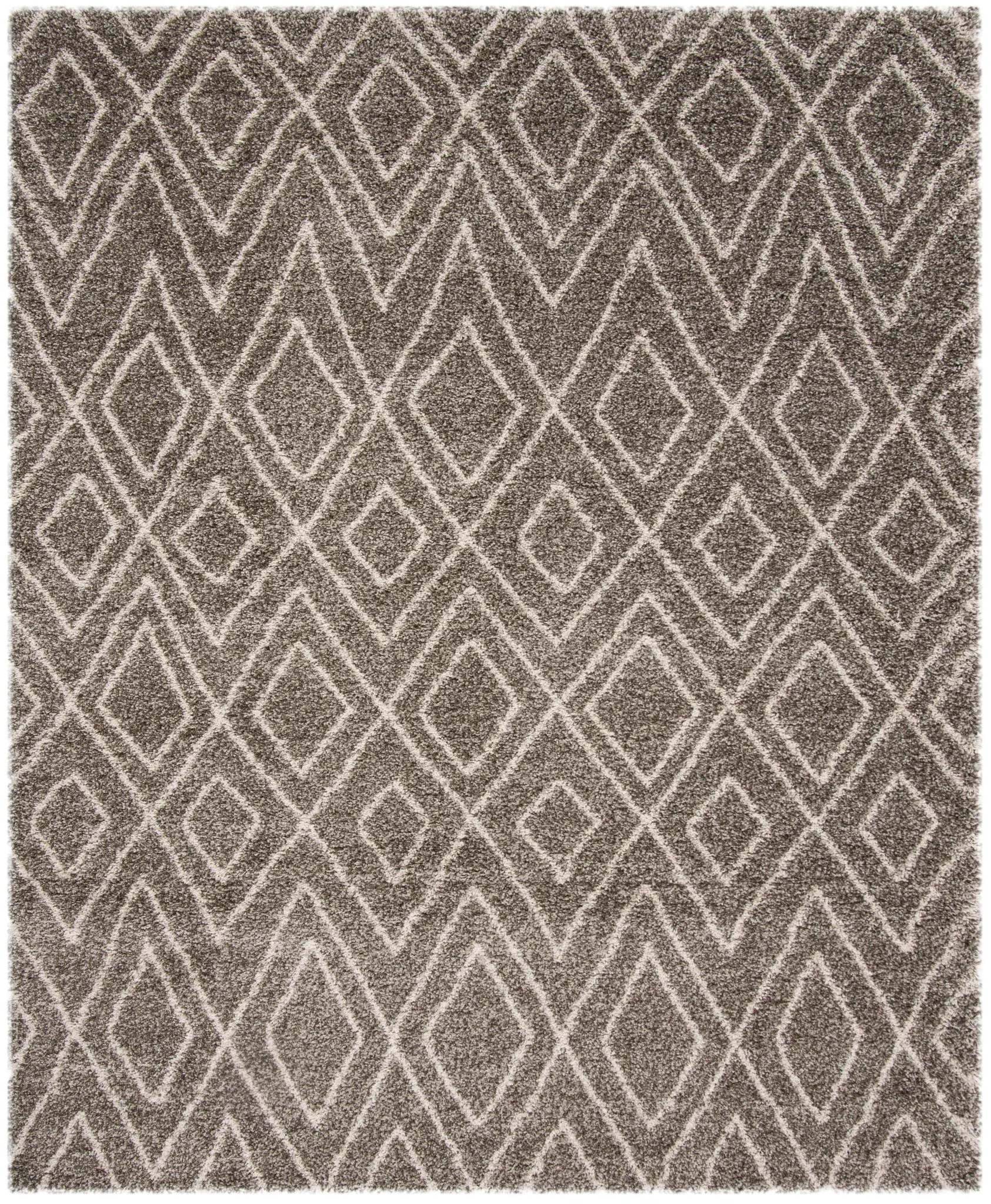 Hudson Nested Diamond Trellis Shag Rug