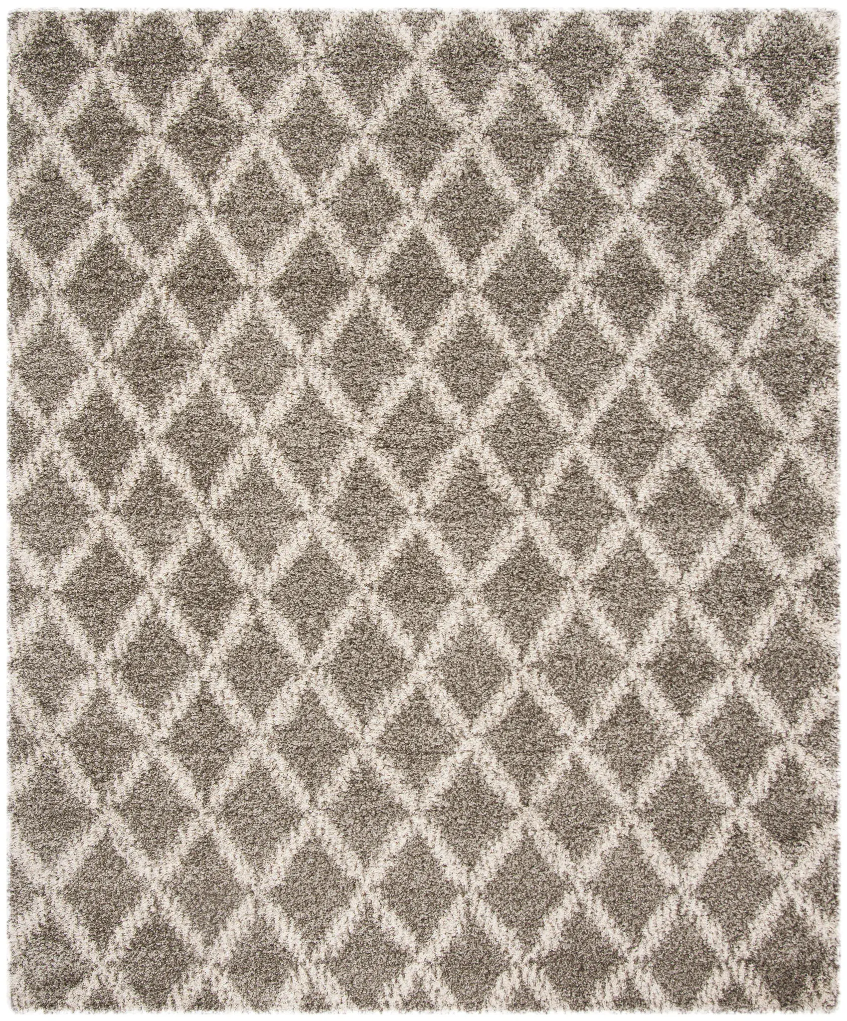Hudson Small Diamond Trellis Shag Rug