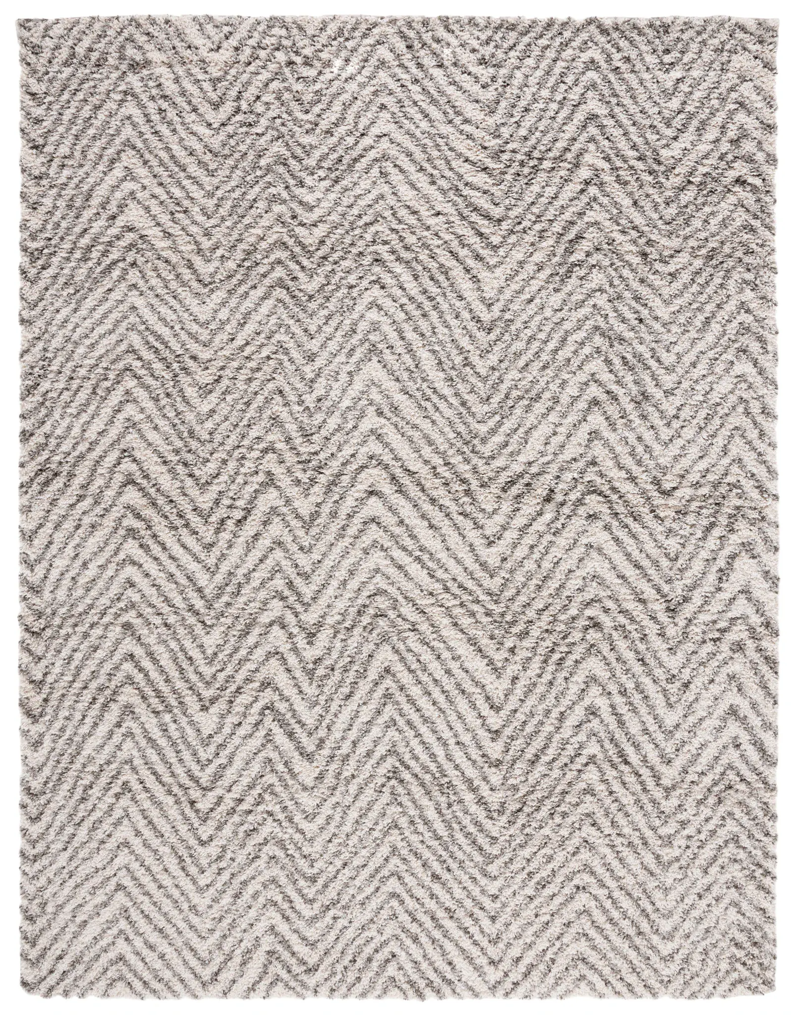 Hudson Chevron Shag Rug