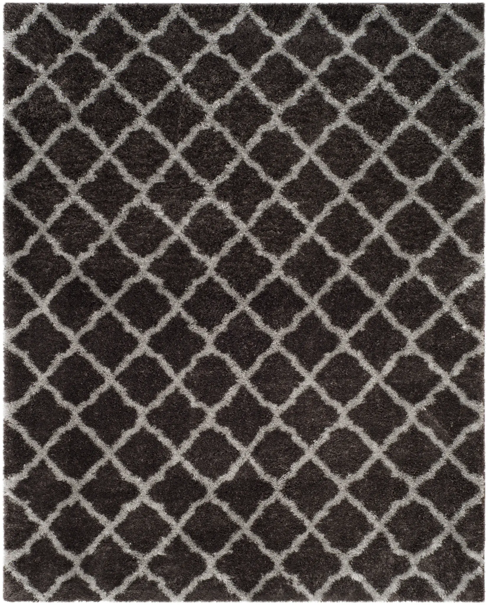 Indie Lattice Shag Rug