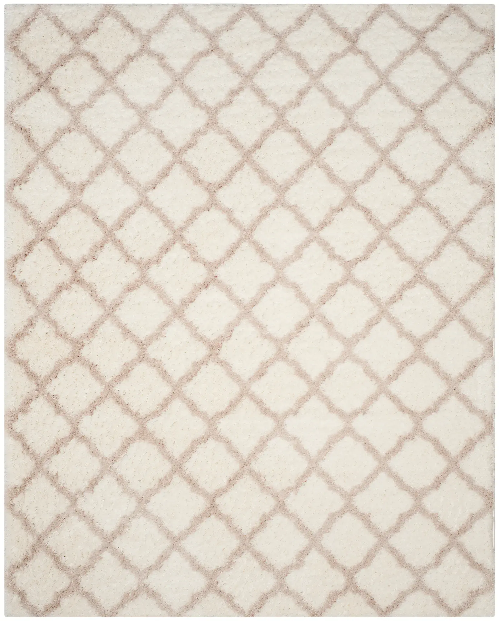 Indie Lattice Shag Rug